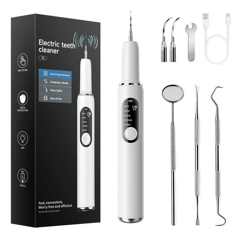 Ultrasonic Dental Cleaner For Home Use, Intelligent Ultrasonic Cleaning Device For Removing Tartar, Personal Care Dental Beauty Device
