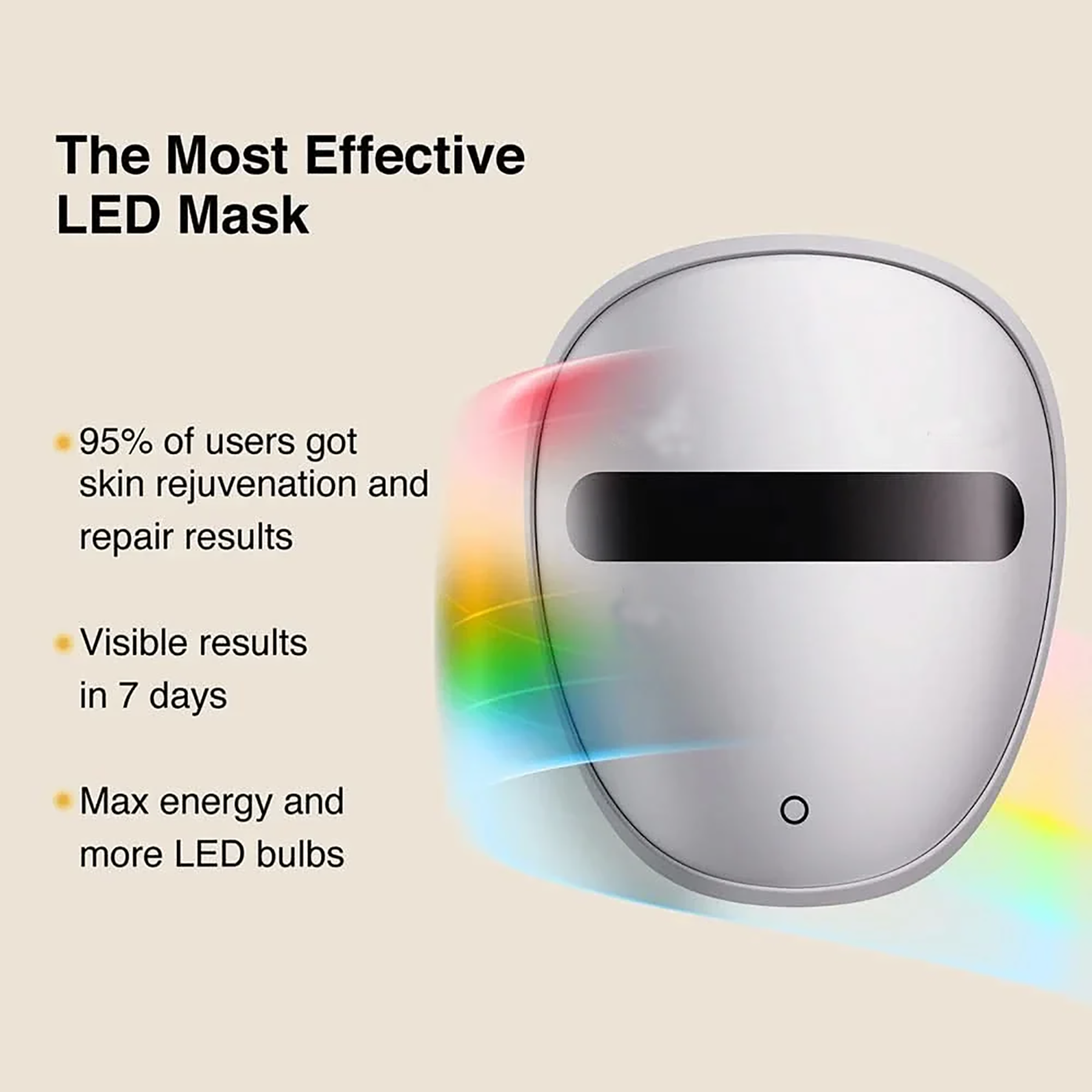 5-in-1 LED Light Therapy Facial Mask
