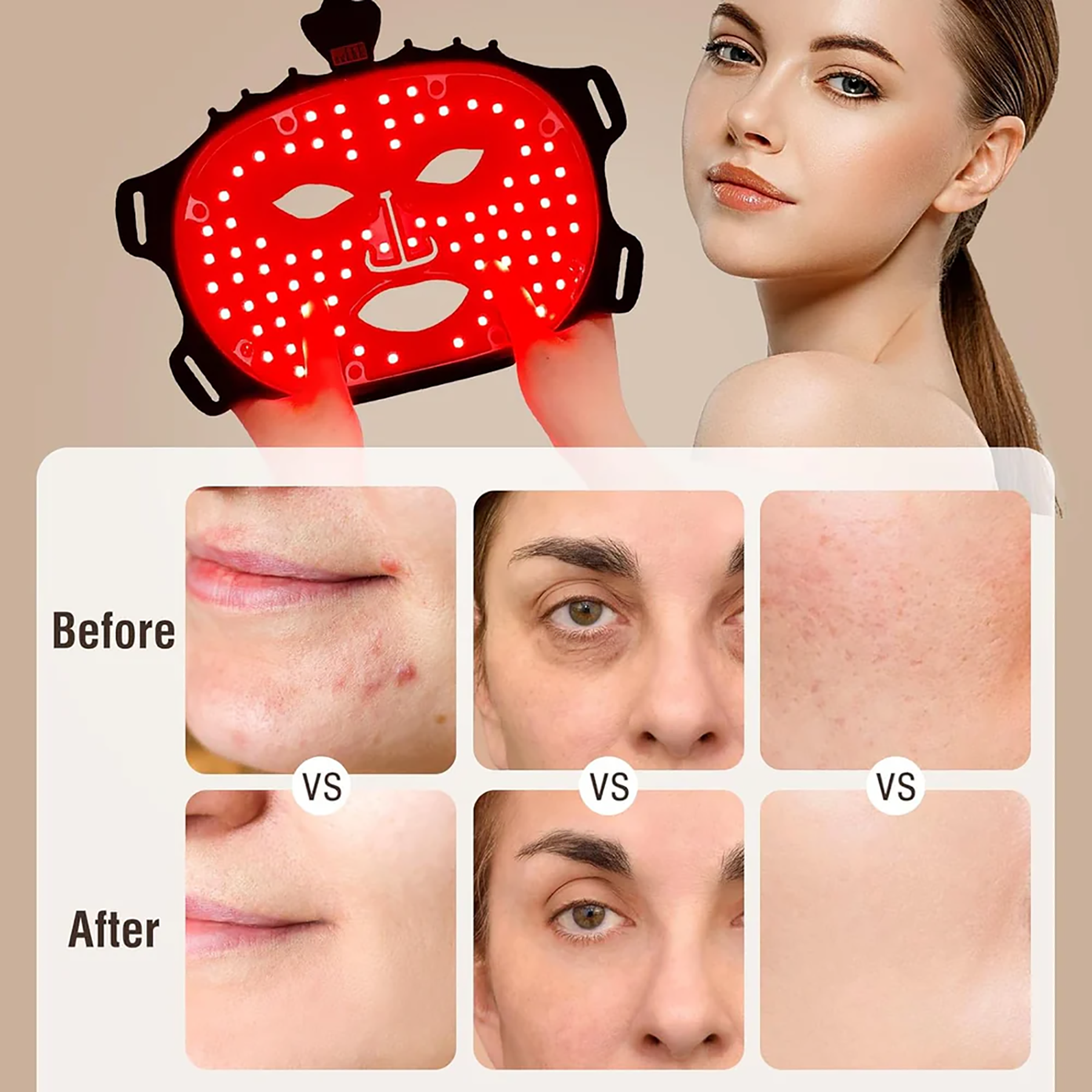 Face Mask Light Therapy 