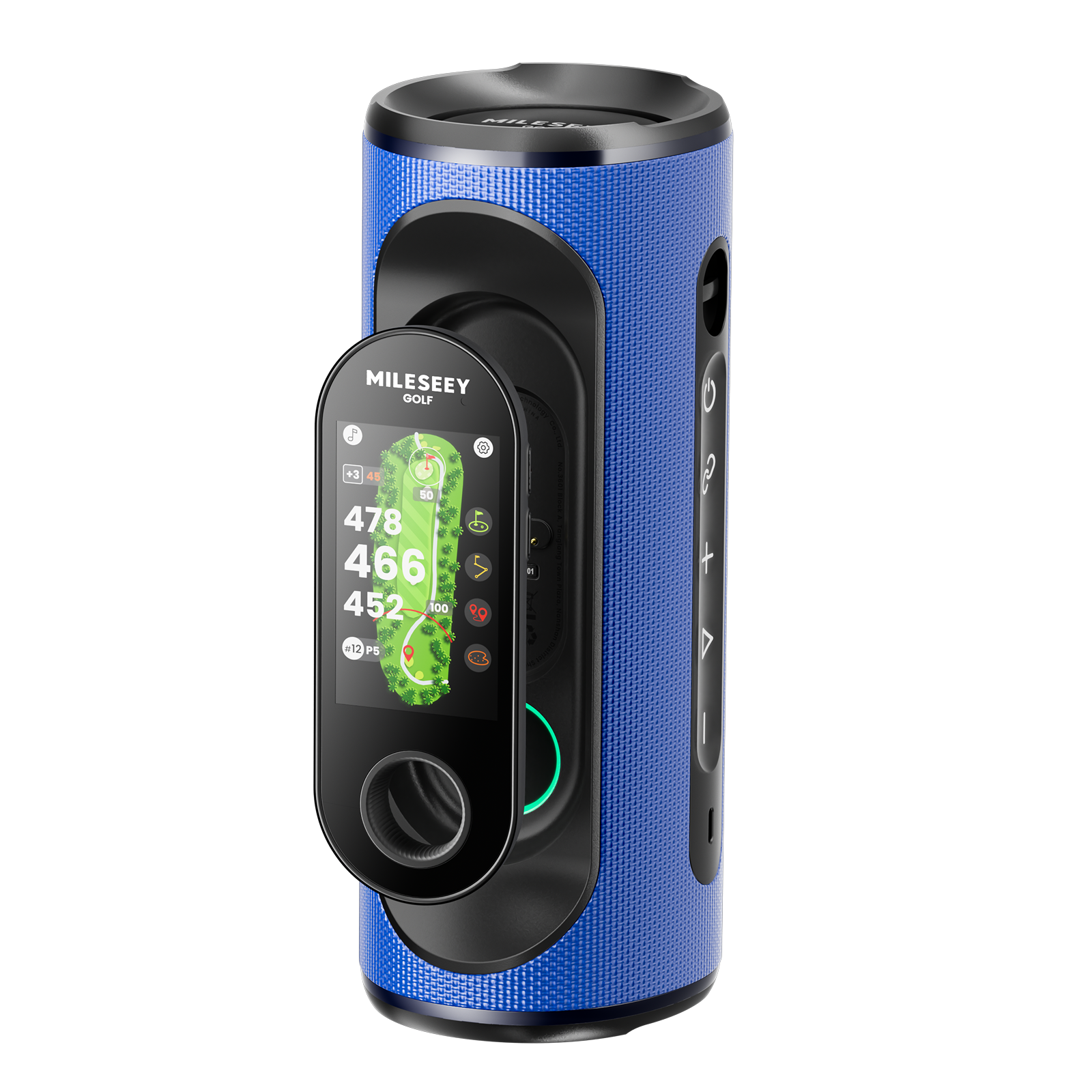 The Blue Color Version of MILESEEY GeneSonic Pro Detachable Golf GPS Speaker