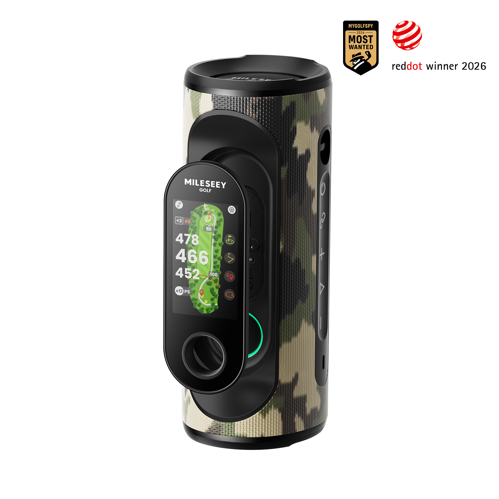 MILESEEY GeneSonic Pro Detachable Golf GPS Speaker