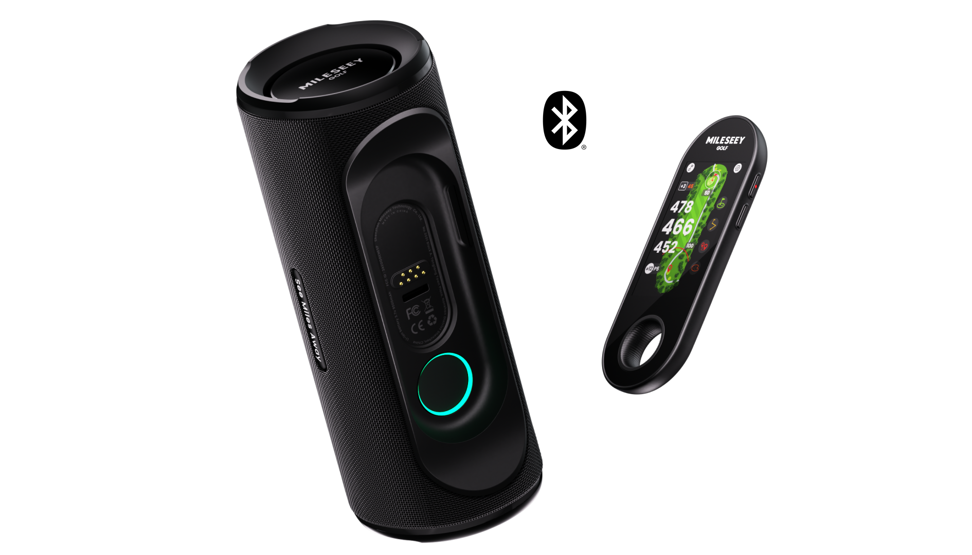 Pairing MILESEEY GeneSonic Go with GeneSonic Pro golf speaker for wireless remote music control