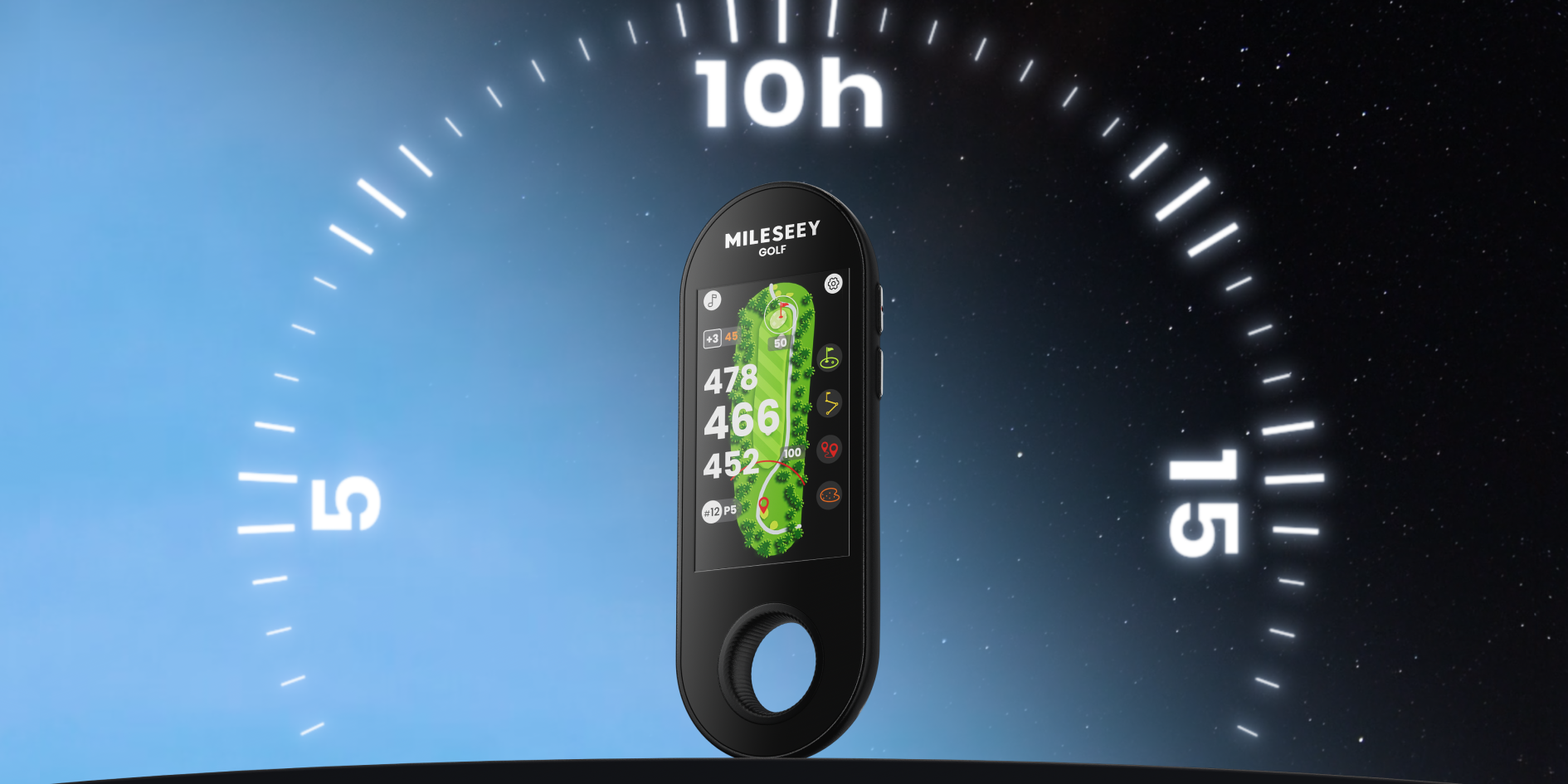 The MILESEEY GeneSonic Go delivering up to 15 hours of continuous usage.