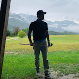 The Backyard Golfer golf creator logo