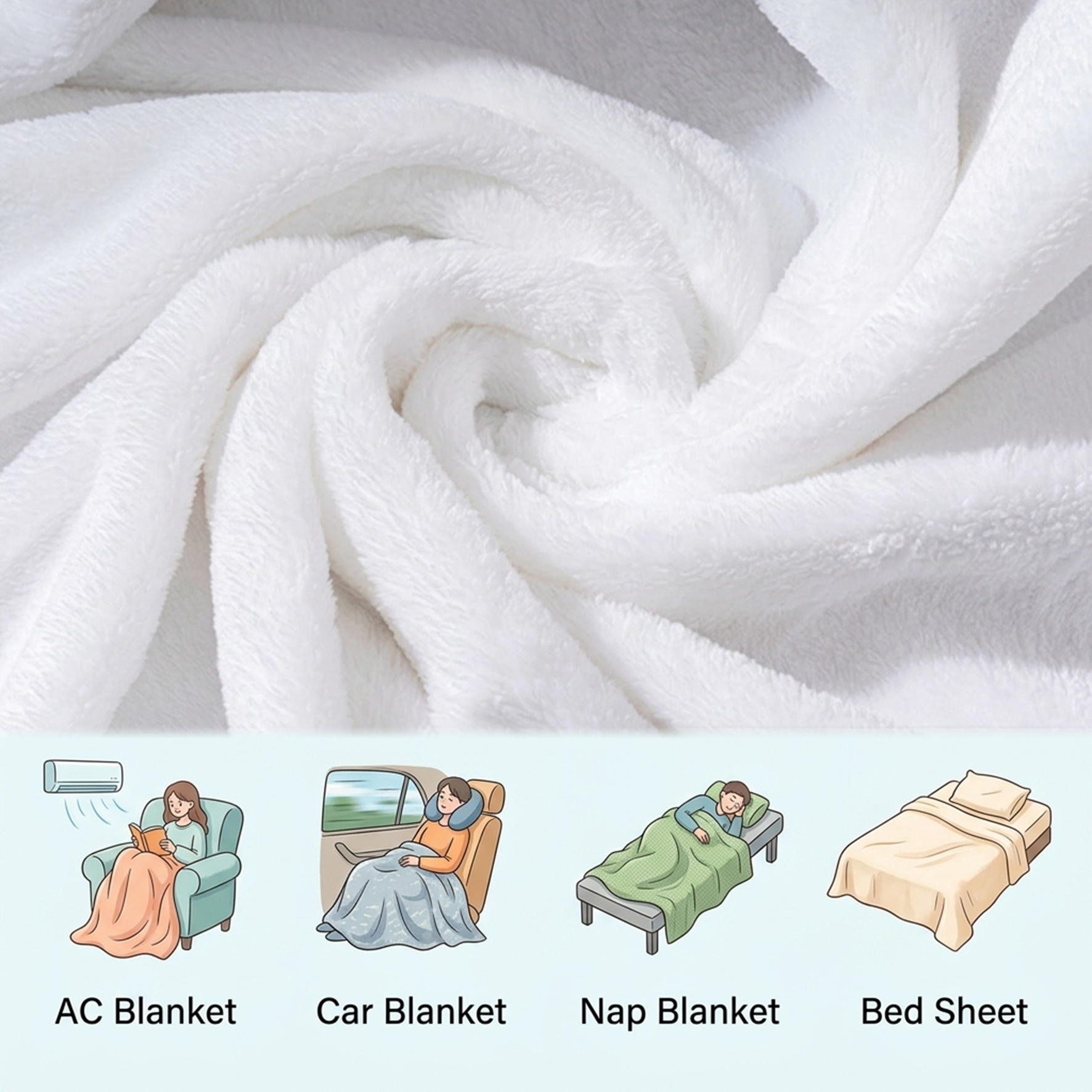 Personalized Blankets for Couple/Family/Pets