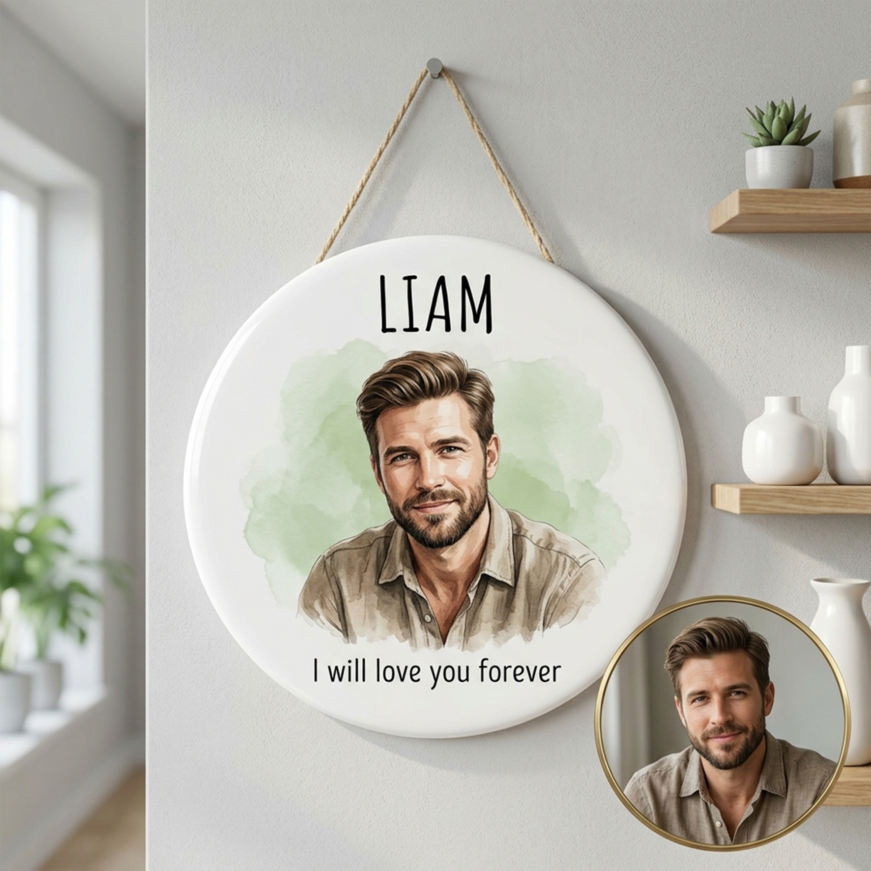 Personalized Photo Hanging ornaments