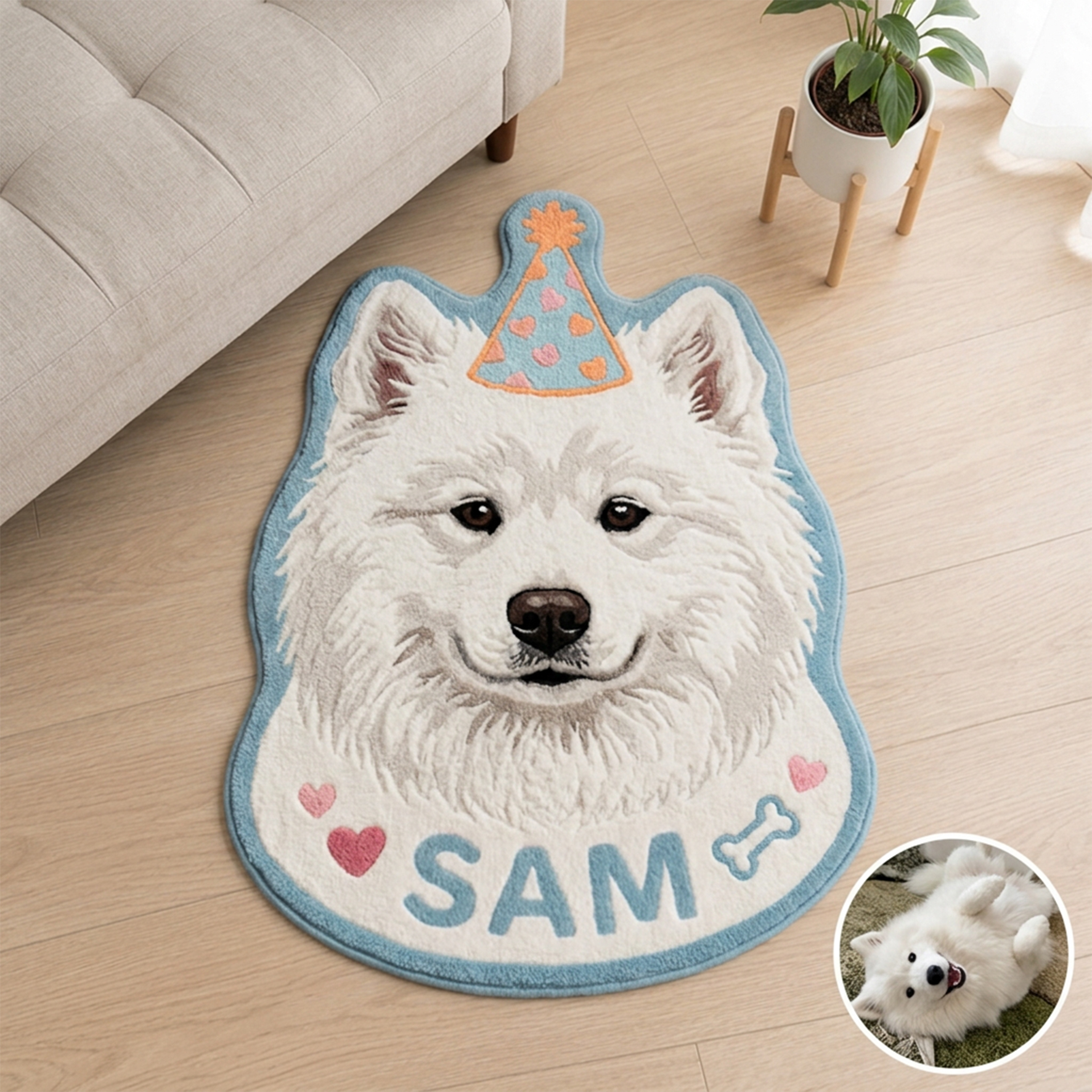 Personalized Plush Pet Rug
