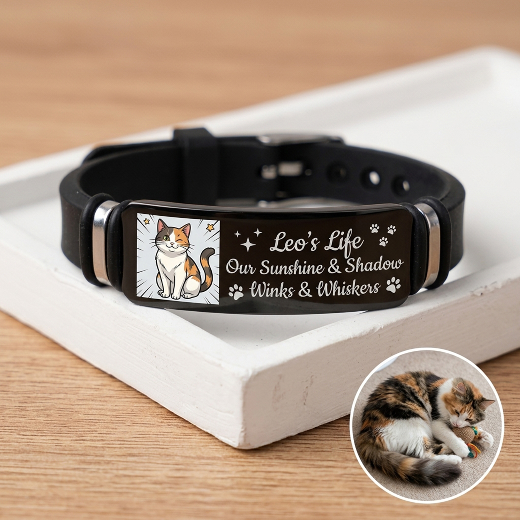 Personalized Photo with Name Bracelet
