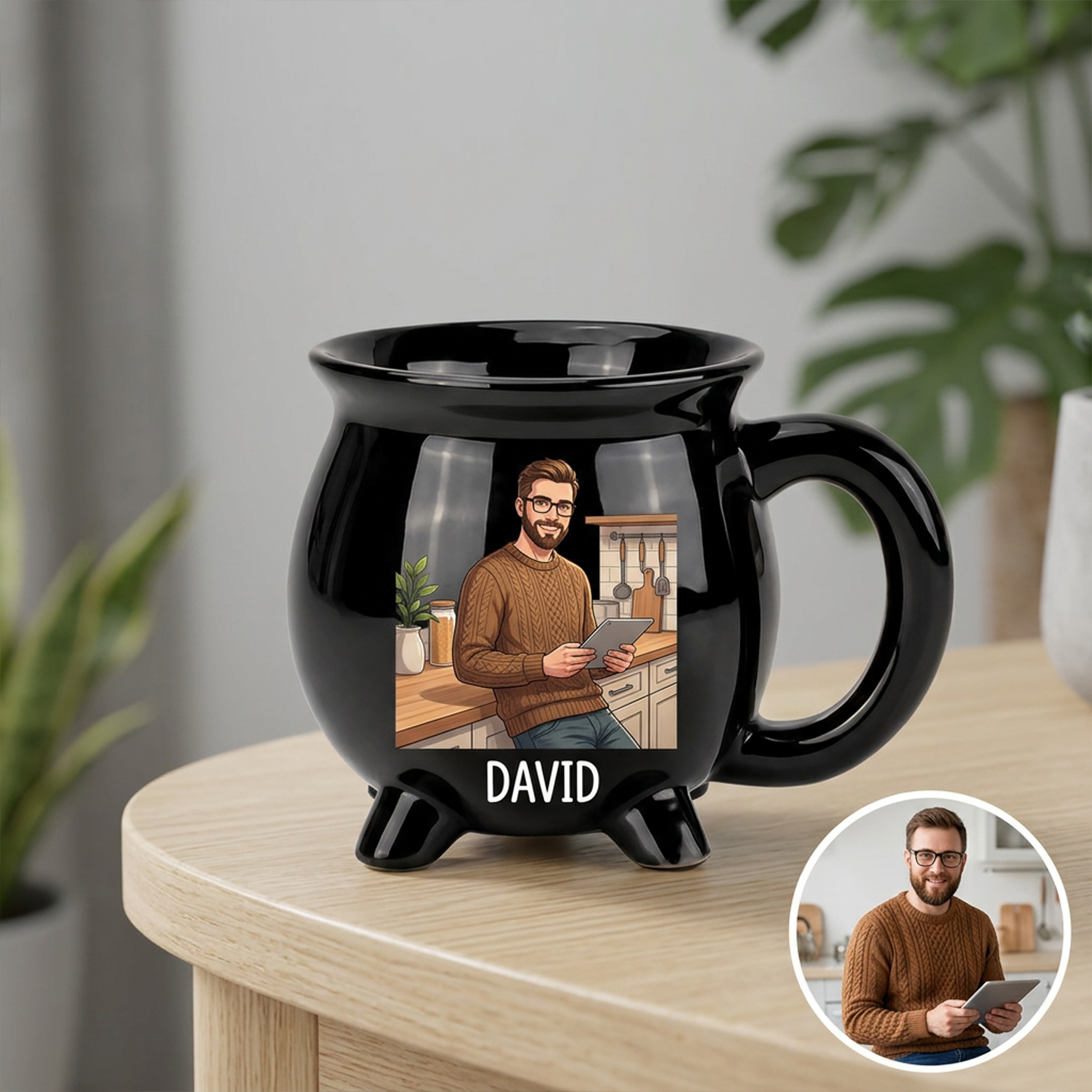 Custom Ceramic Coffee Mug with Photo