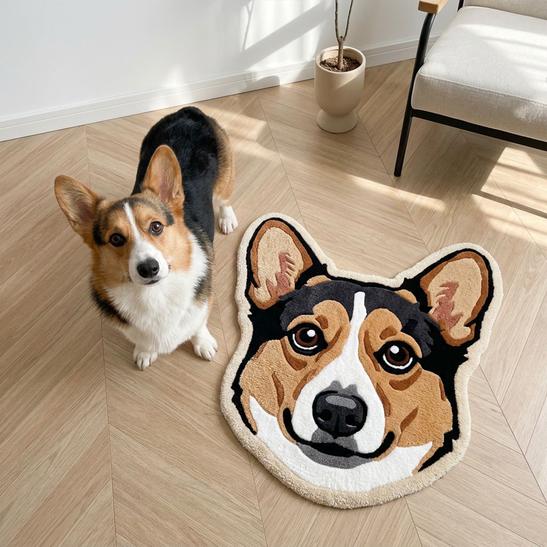 Personalized Faux Cashmere Pet Rug