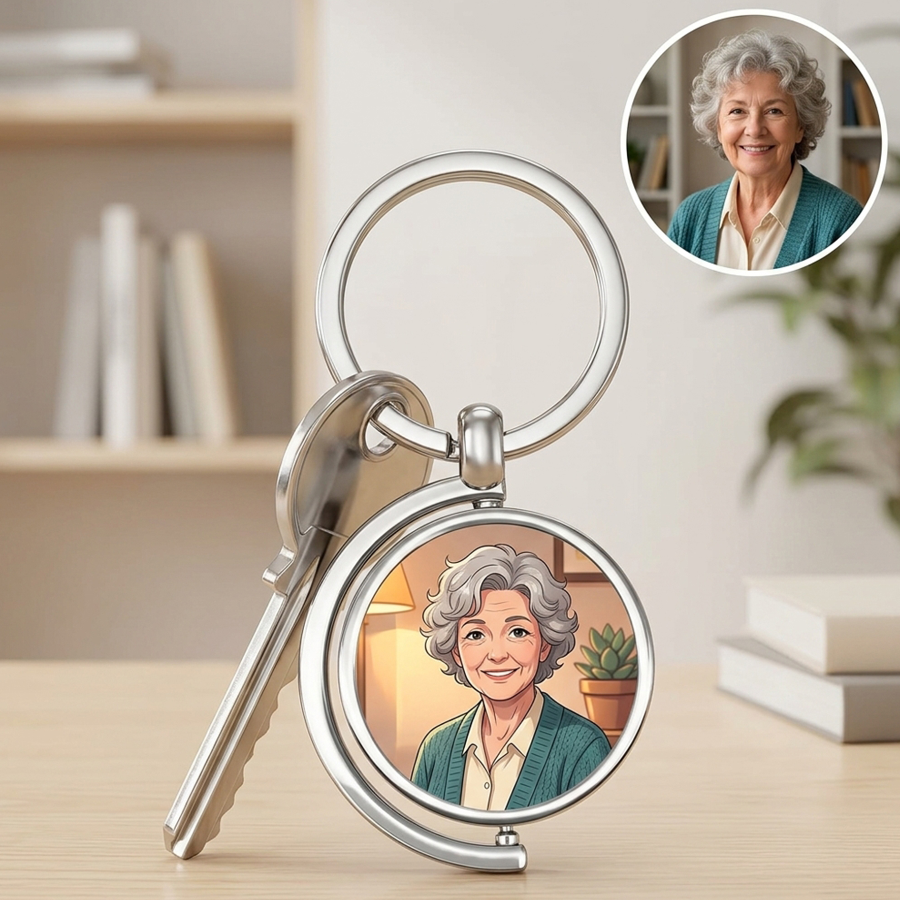Personalized Photo Keychain