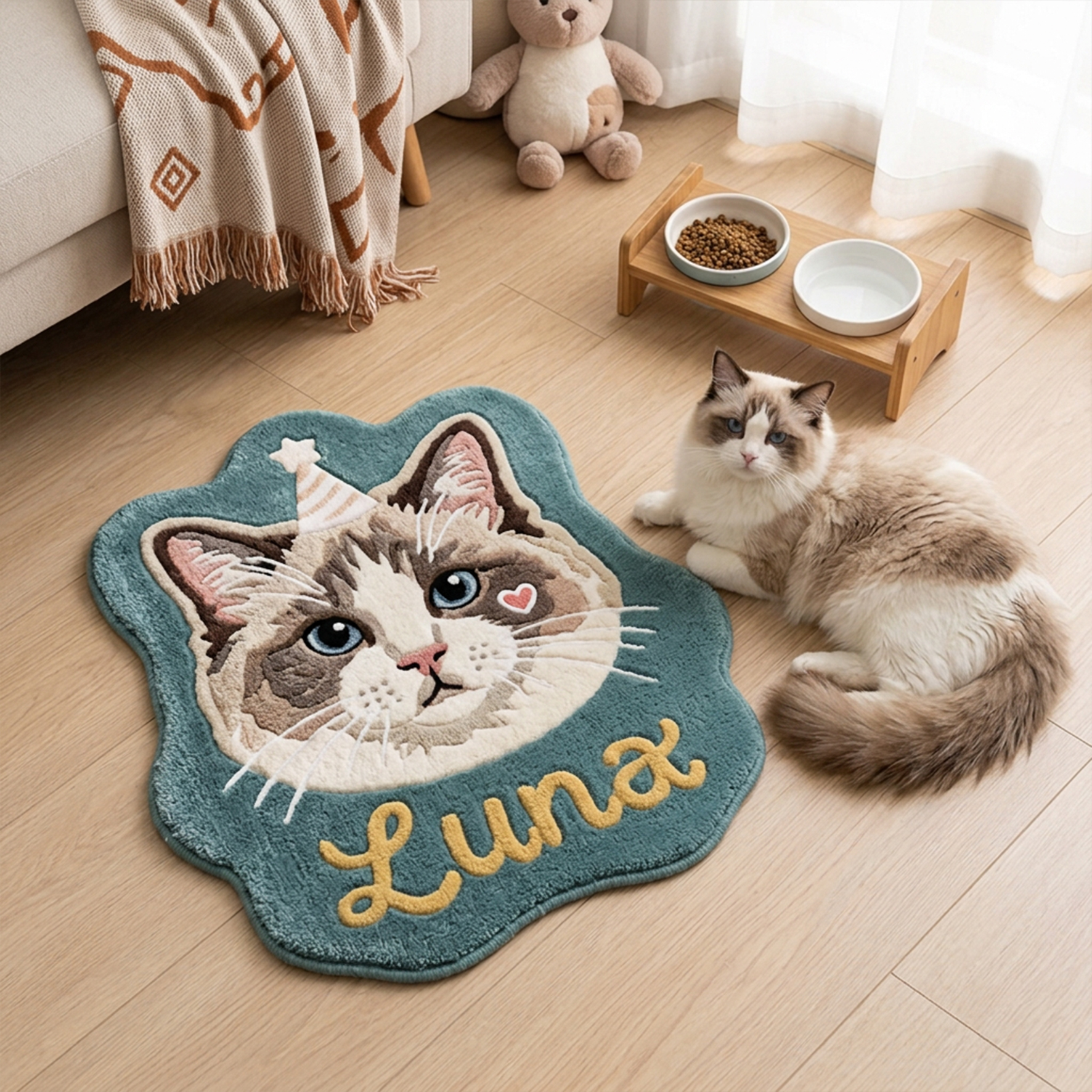 Personalized Plush Pet Rug