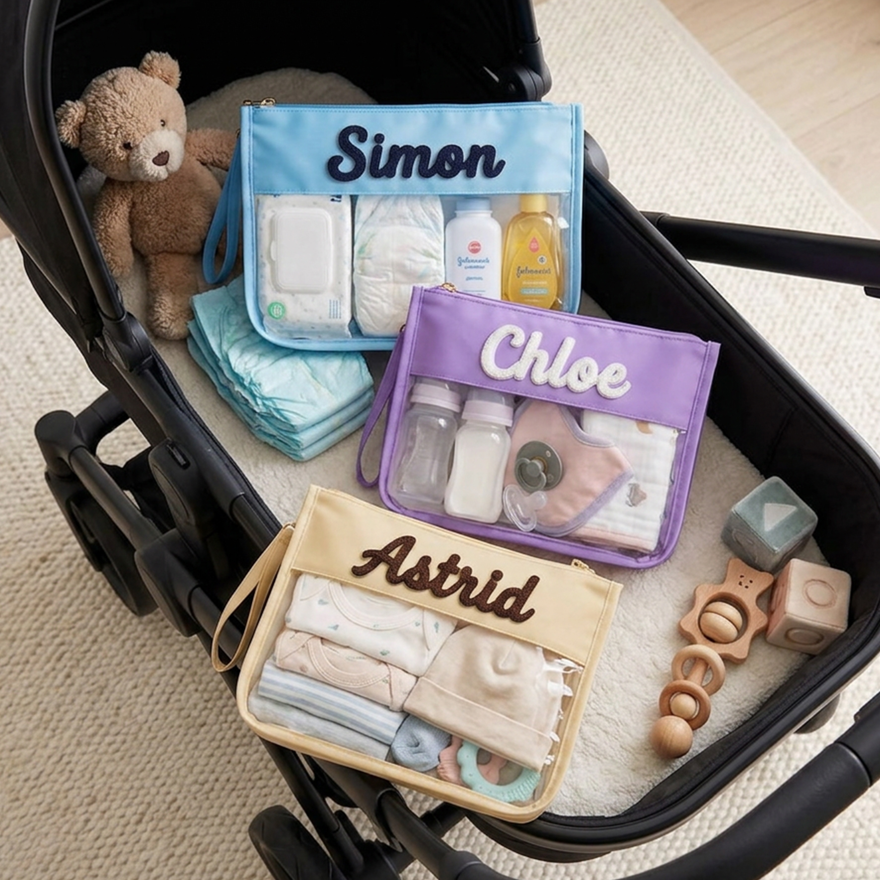 Custom Embroidered Name Waterproof Bag