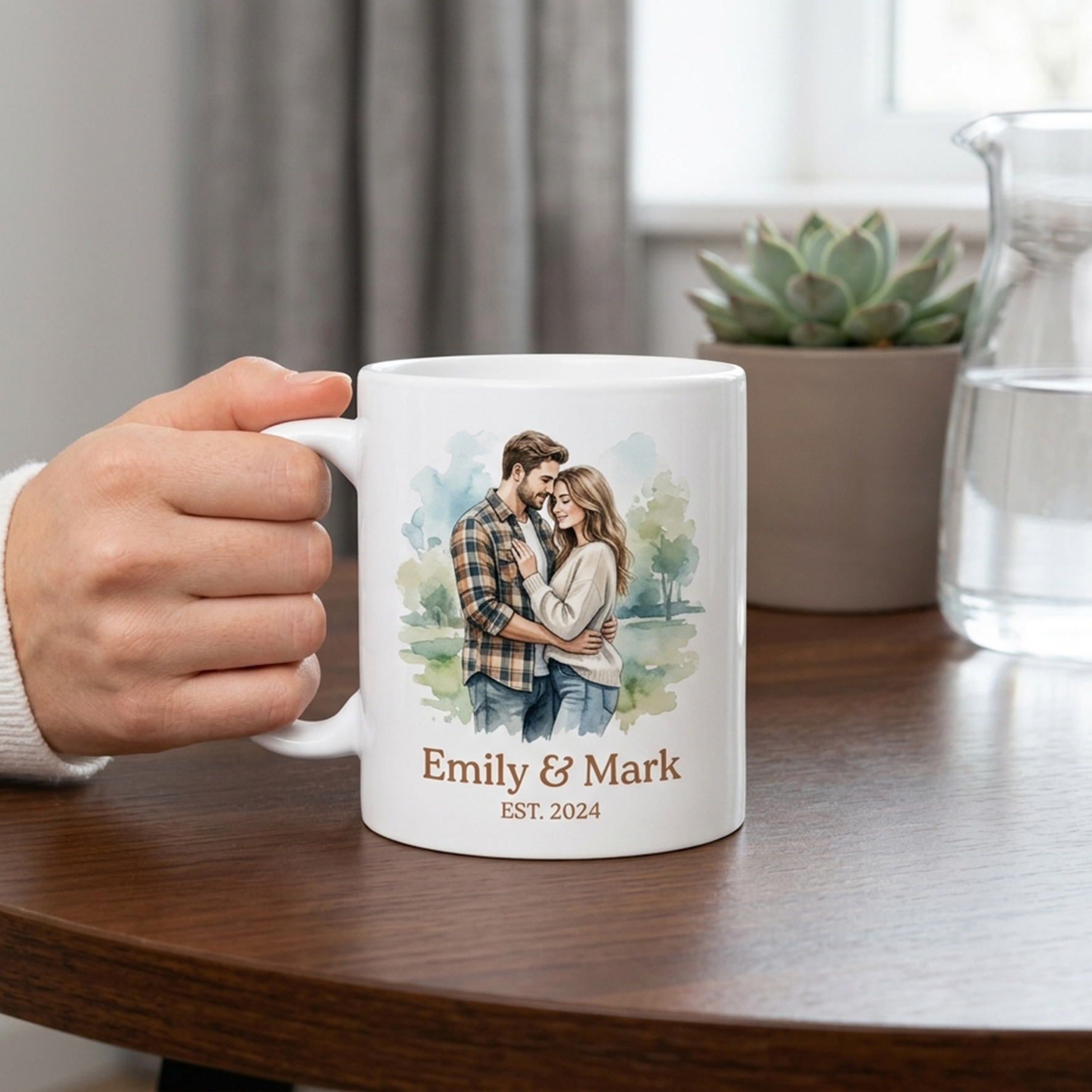 Custom Ceramic Mug for Family/Couple/Friends