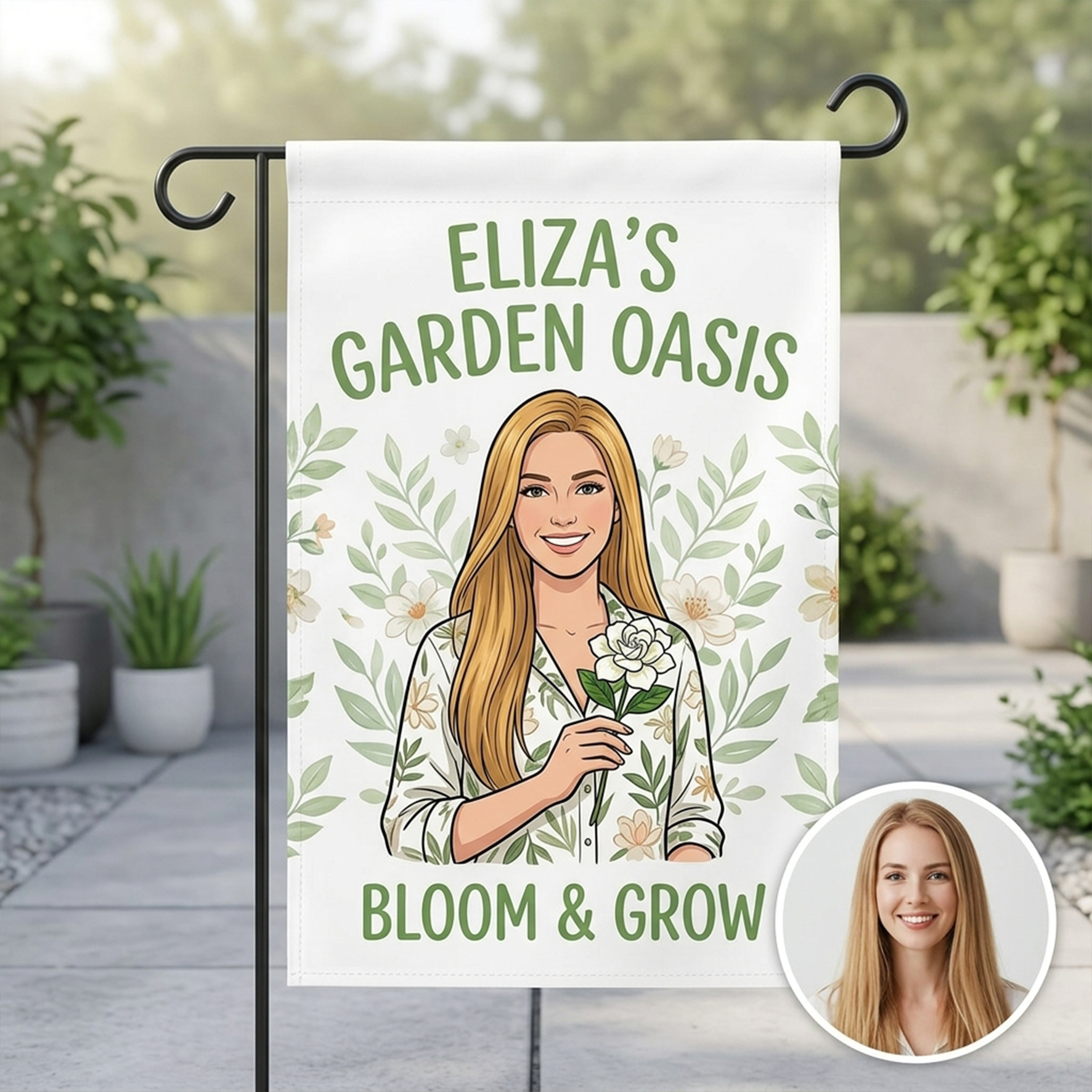 Custom Garden/Autumn/Winter Themed Banner Flags