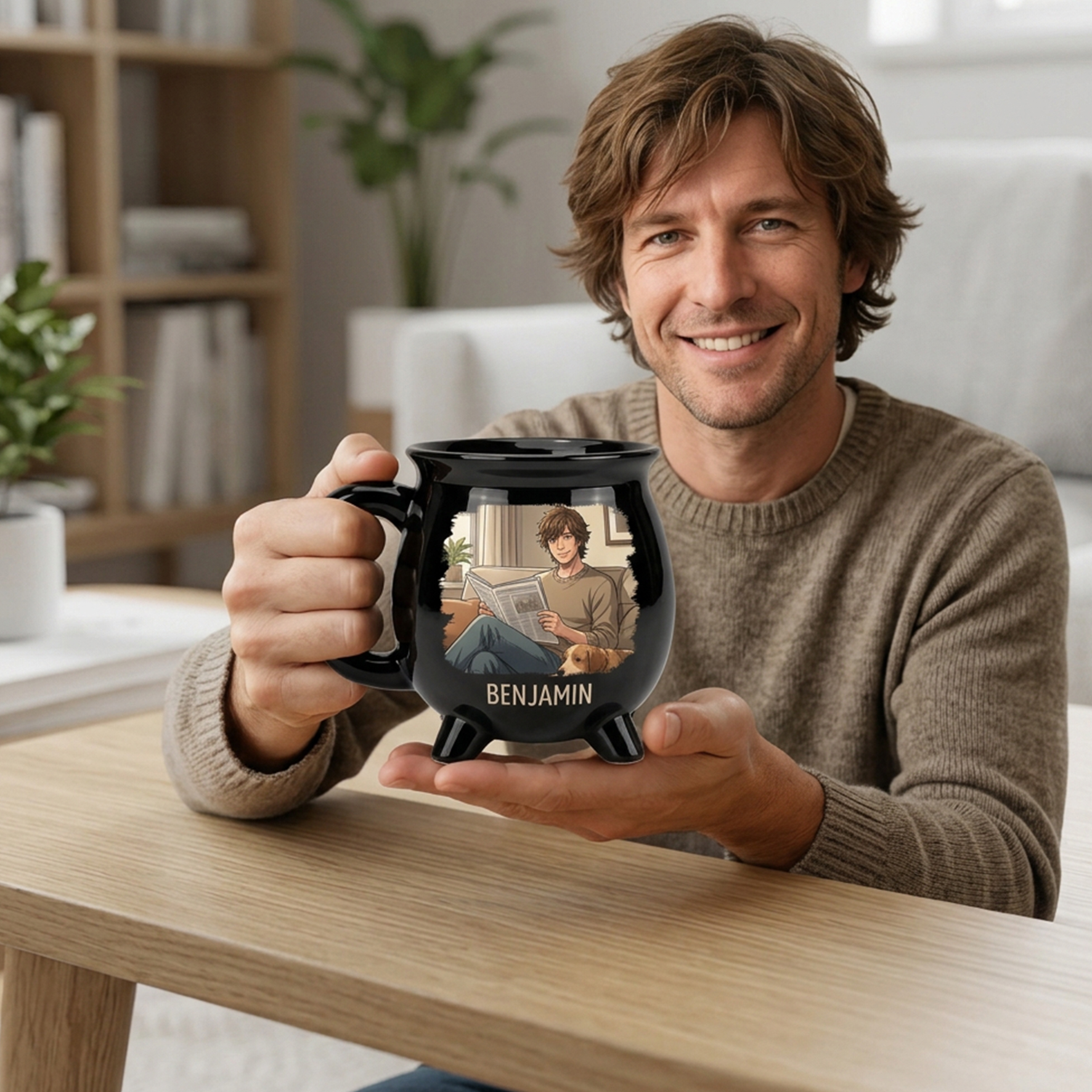 Custom Ceramic Coffee Mug with Photo