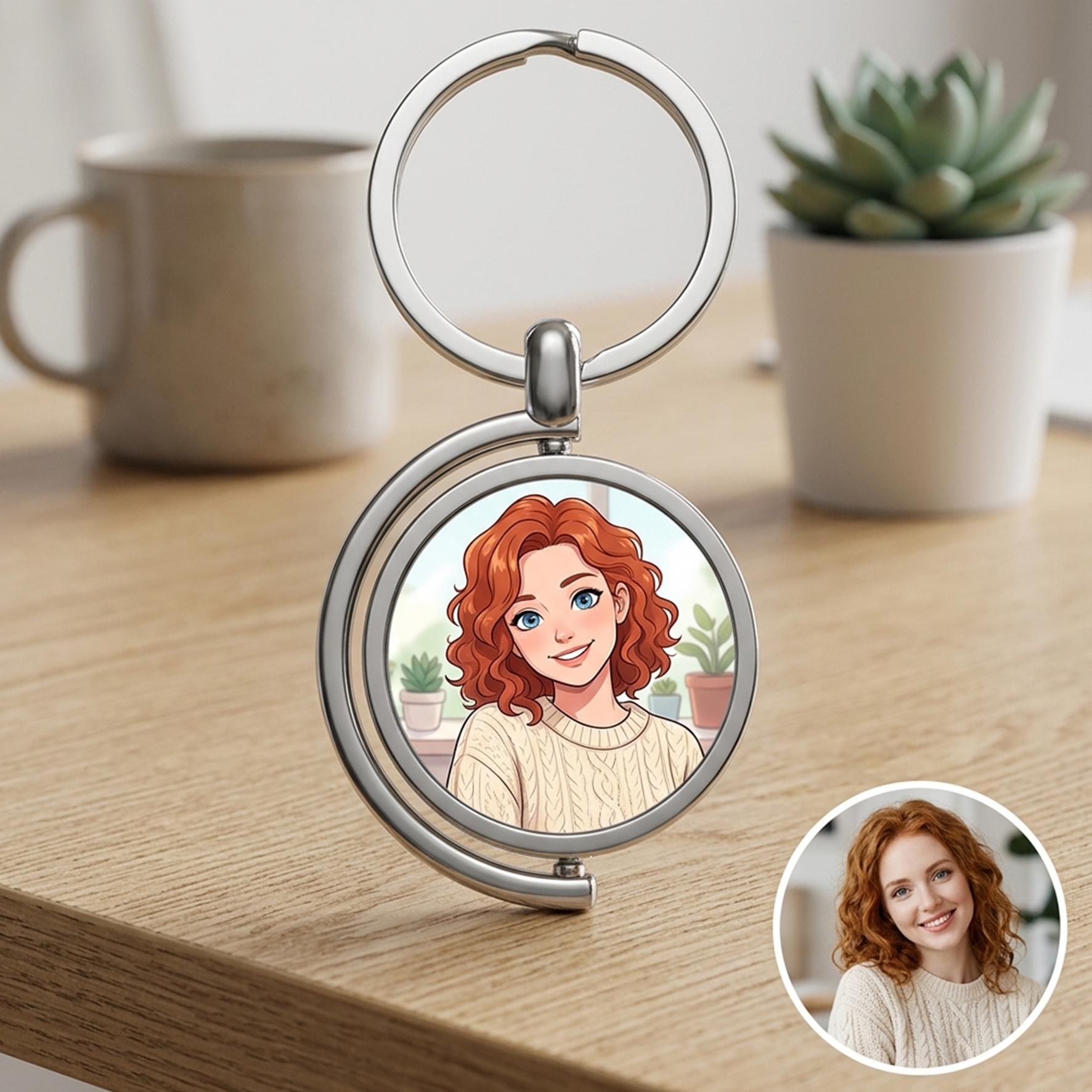 Personalized Photo Keychain