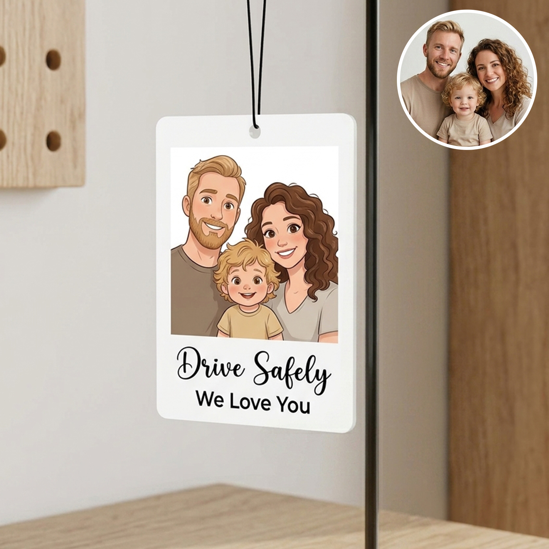 Personalized Car Photo Hanging ornaments