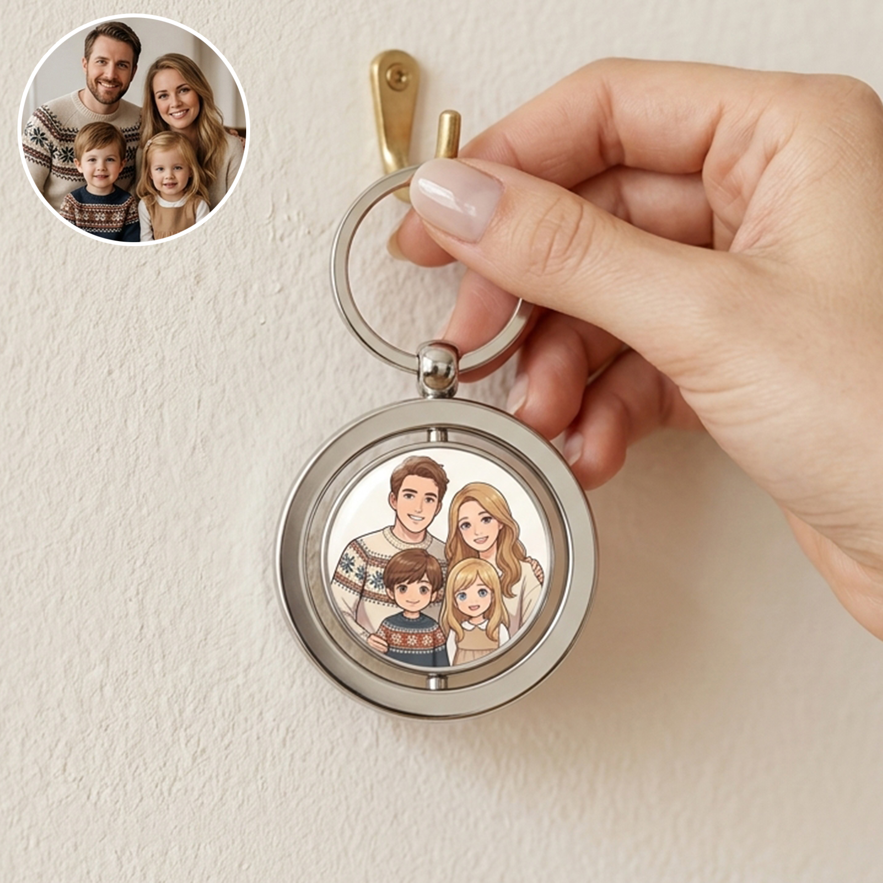 Personalized Photo Keychain