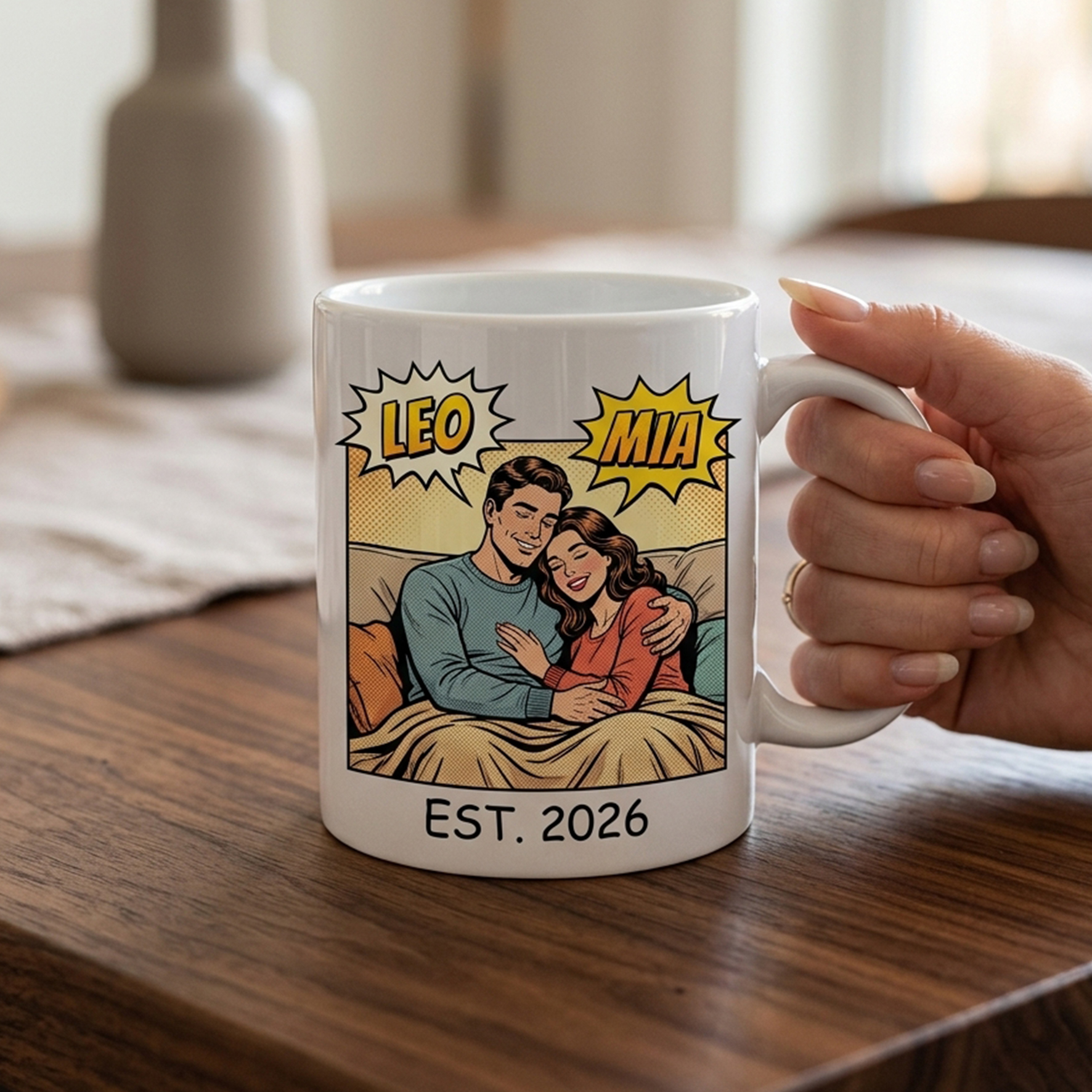 Custom Ceramic Mug for Family/Couple/Friends