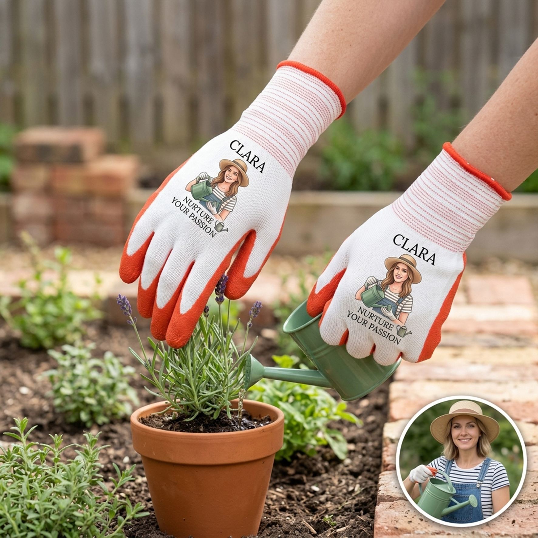 Personalized Gardening Gloves