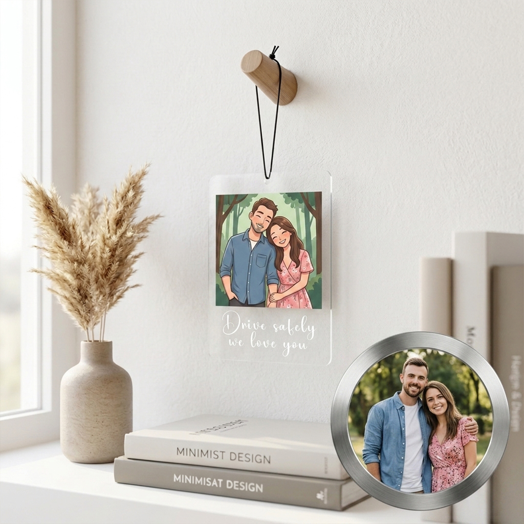 Personalized Car Photo Hanging ornaments