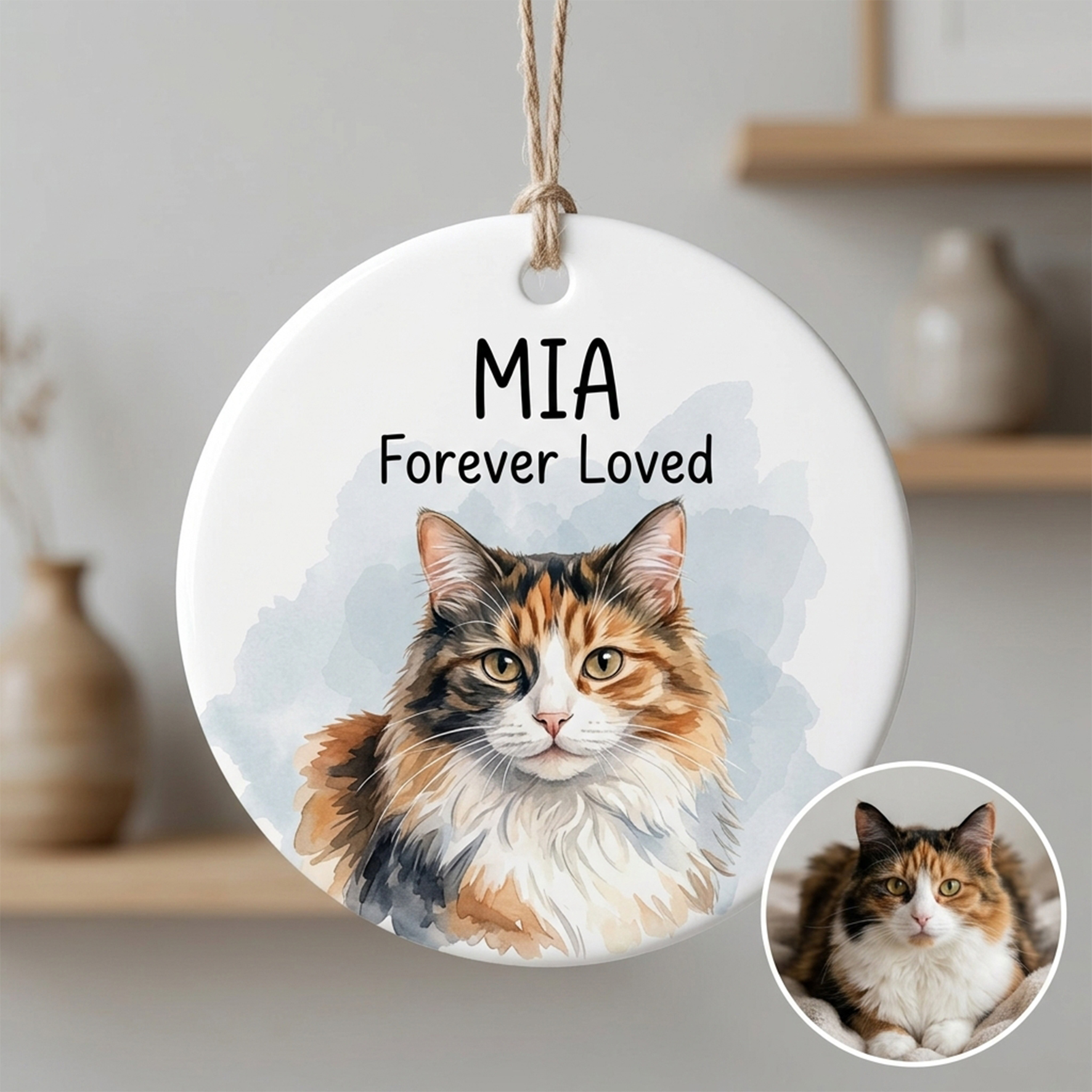 Personalized Photo Hanging ornaments