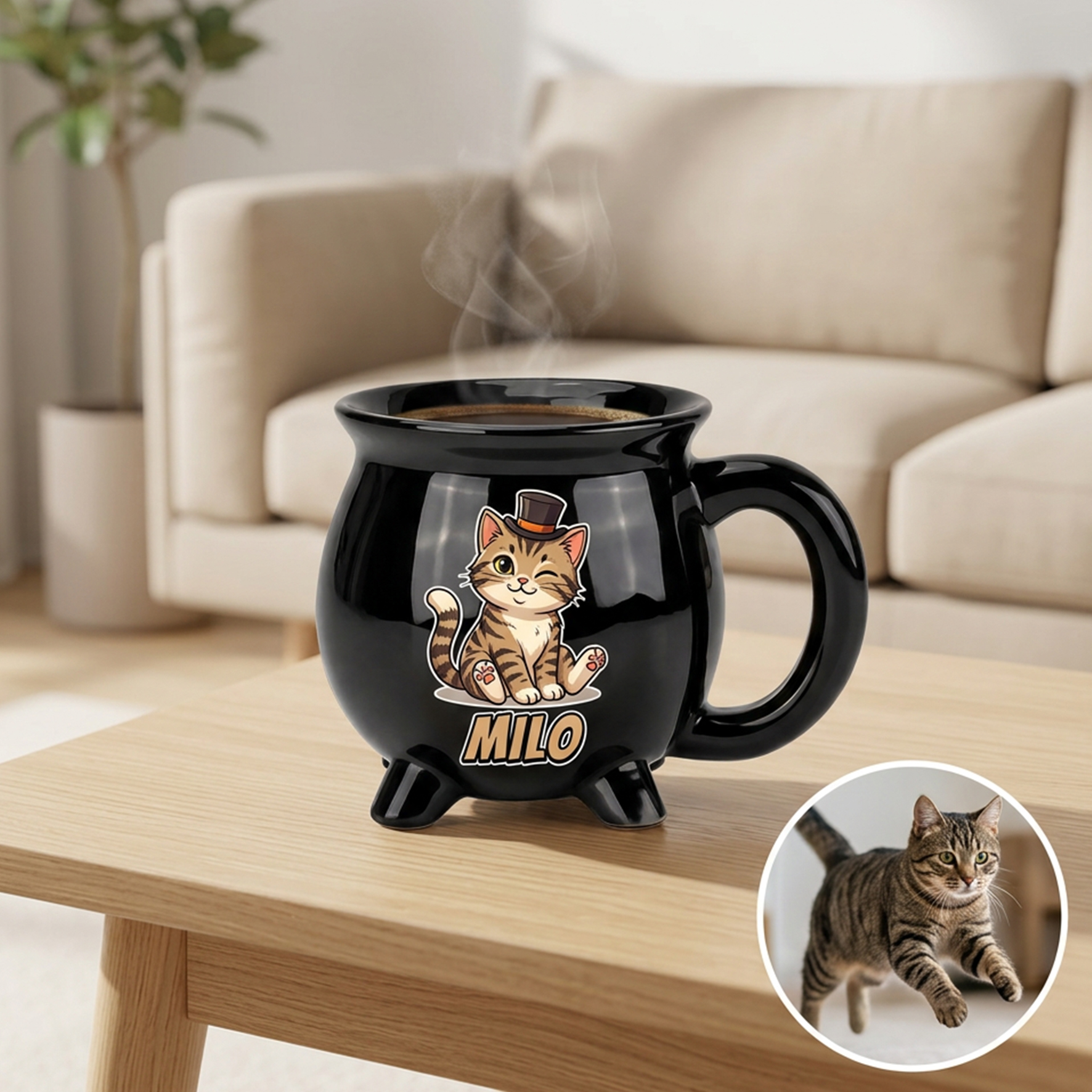 Custom Ceramic Coffee Mug with Photo