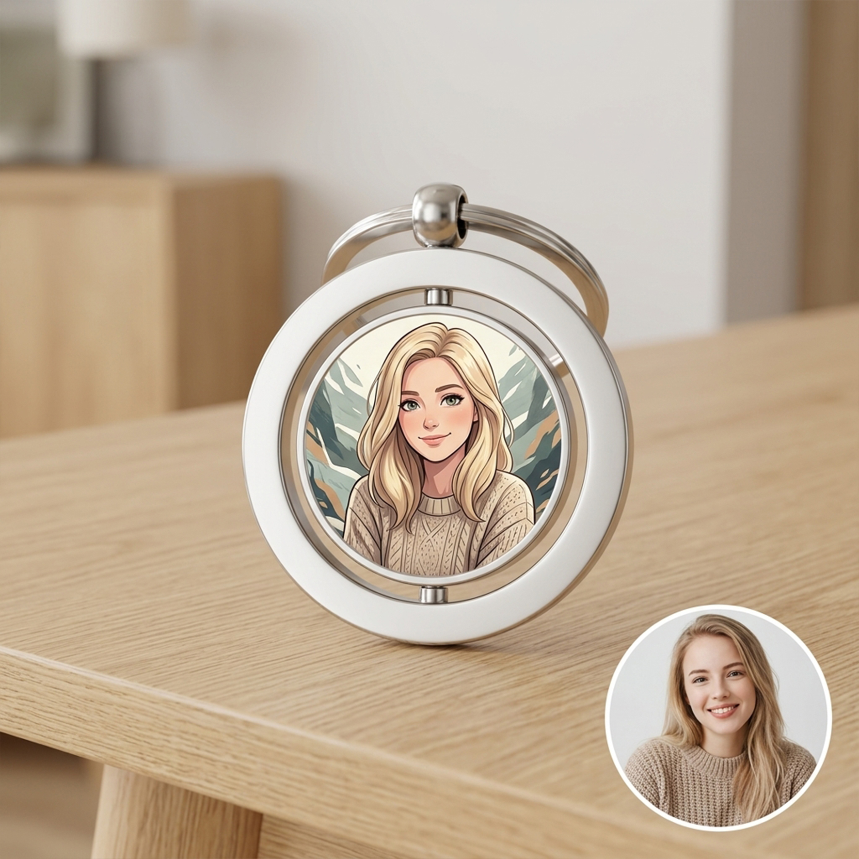 Personalized Photo Keychain