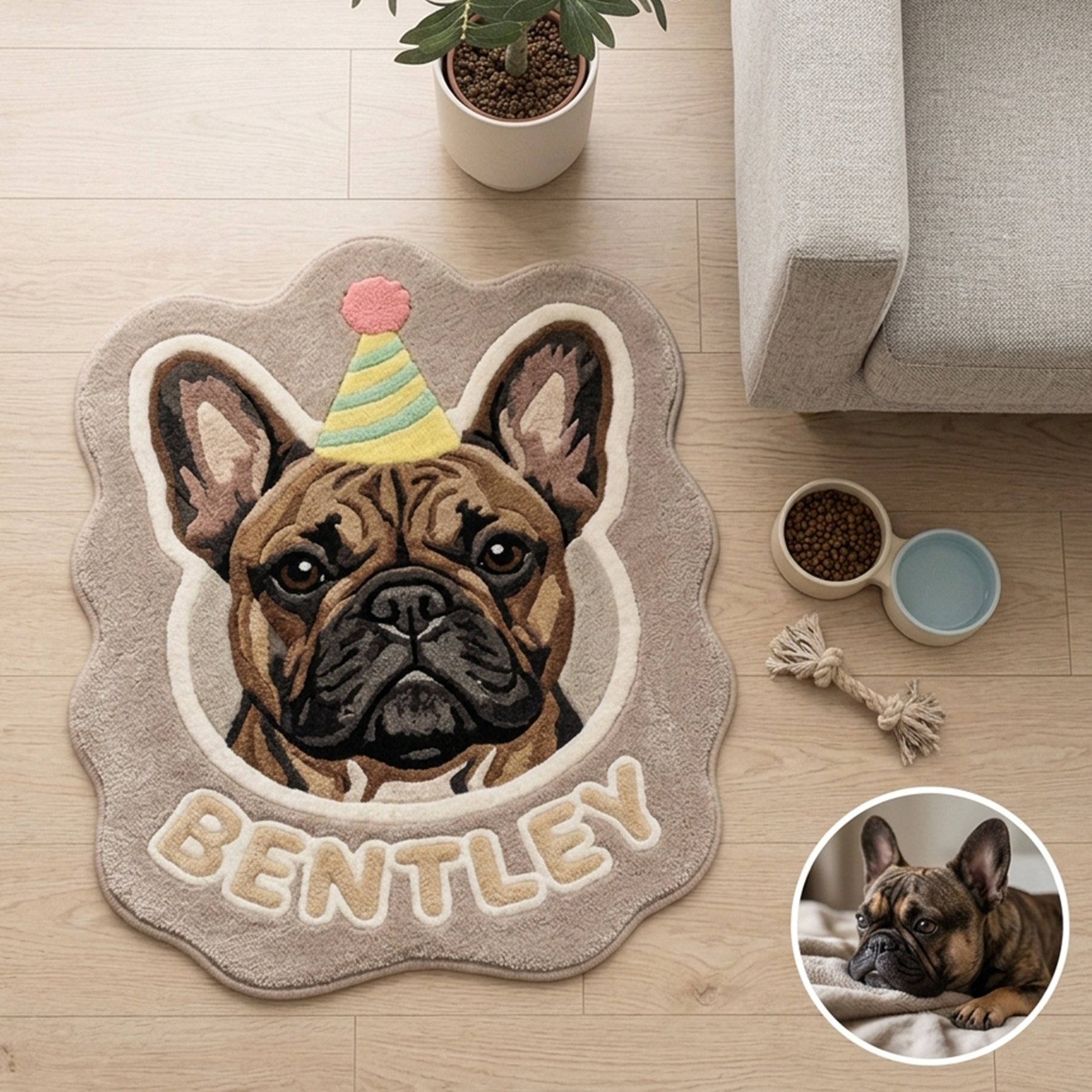 Personalized Plush Pet Rug