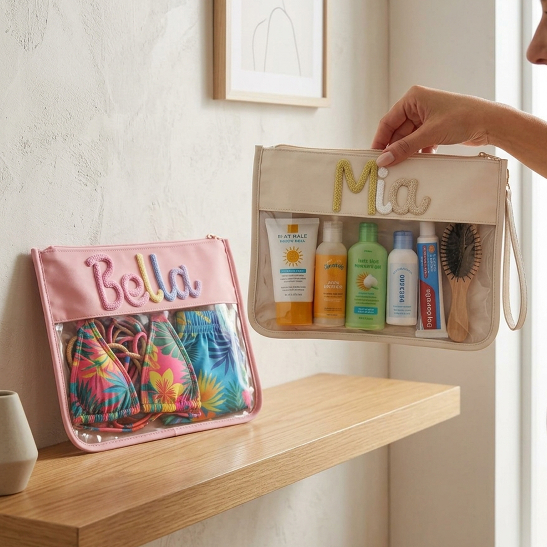 Custom Embroidered Name Waterproof Bag