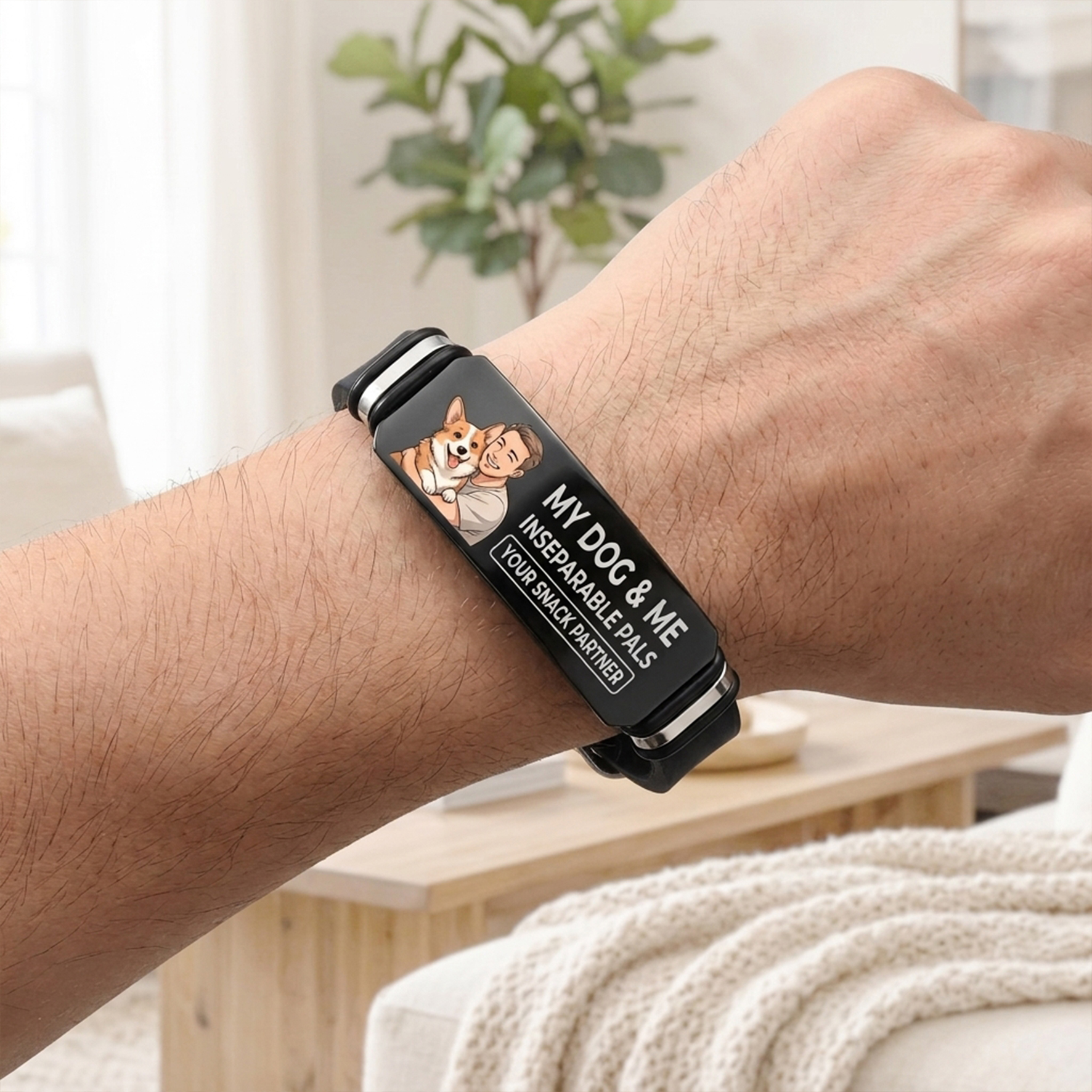 Personalized Photo with Name Bracelet