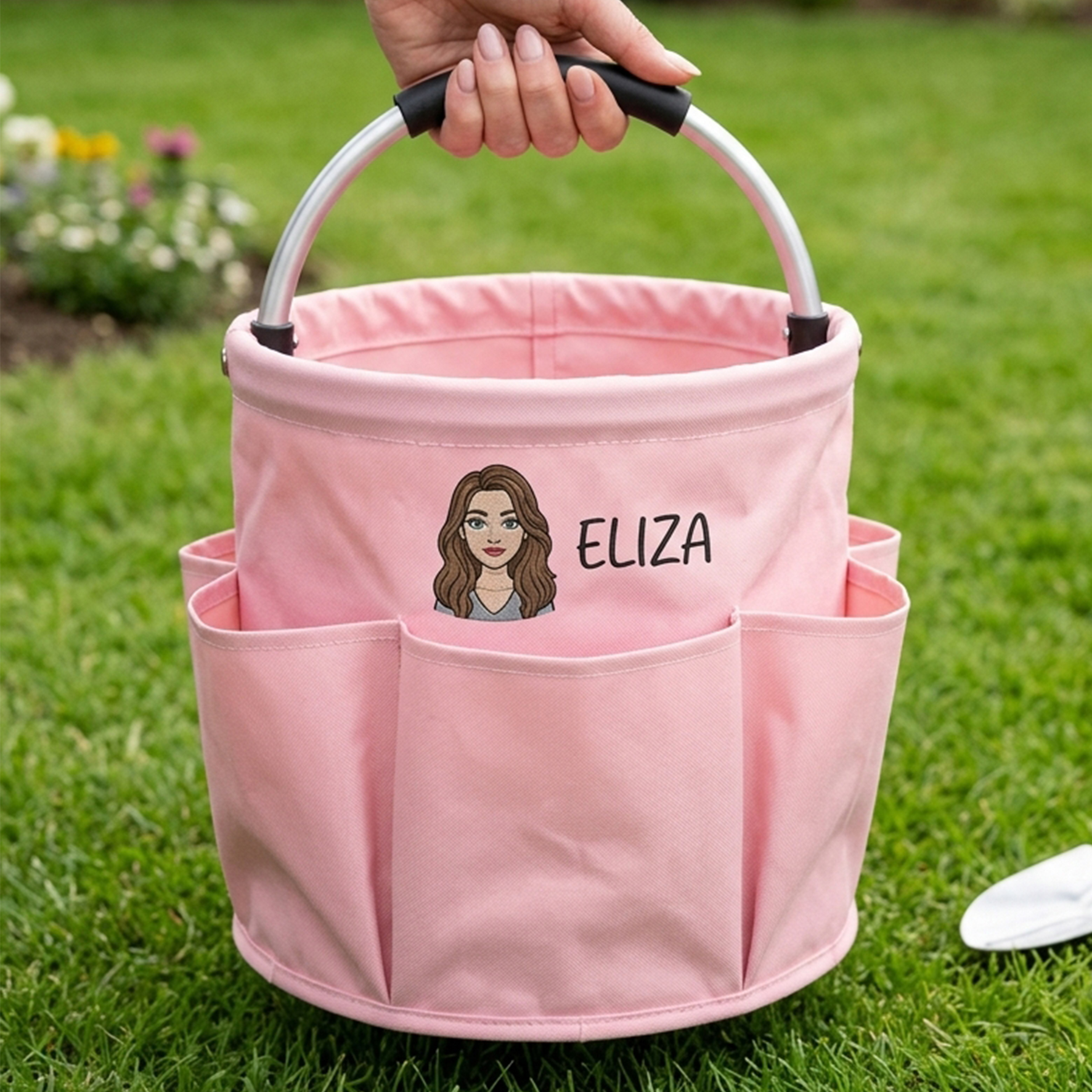 Custom Garden ToolS Basket,Personalized Bag for Farmer