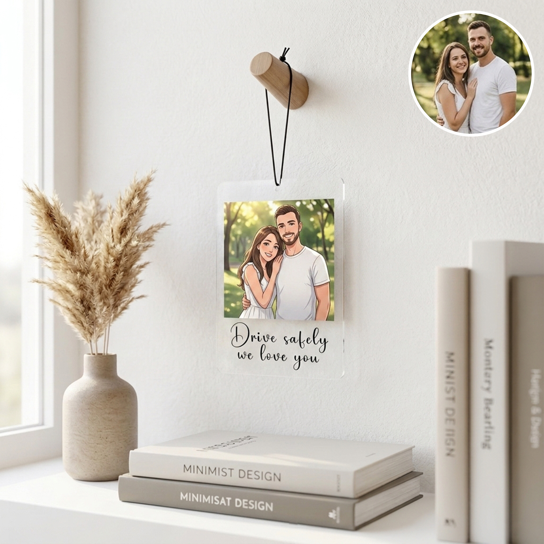 Personalized Car Photo Hanging ornaments