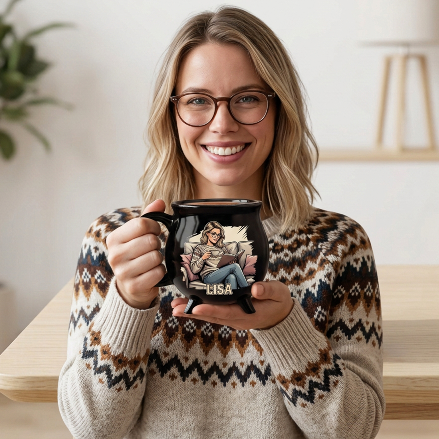 Custom Ceramic Coffee Mug with Photo