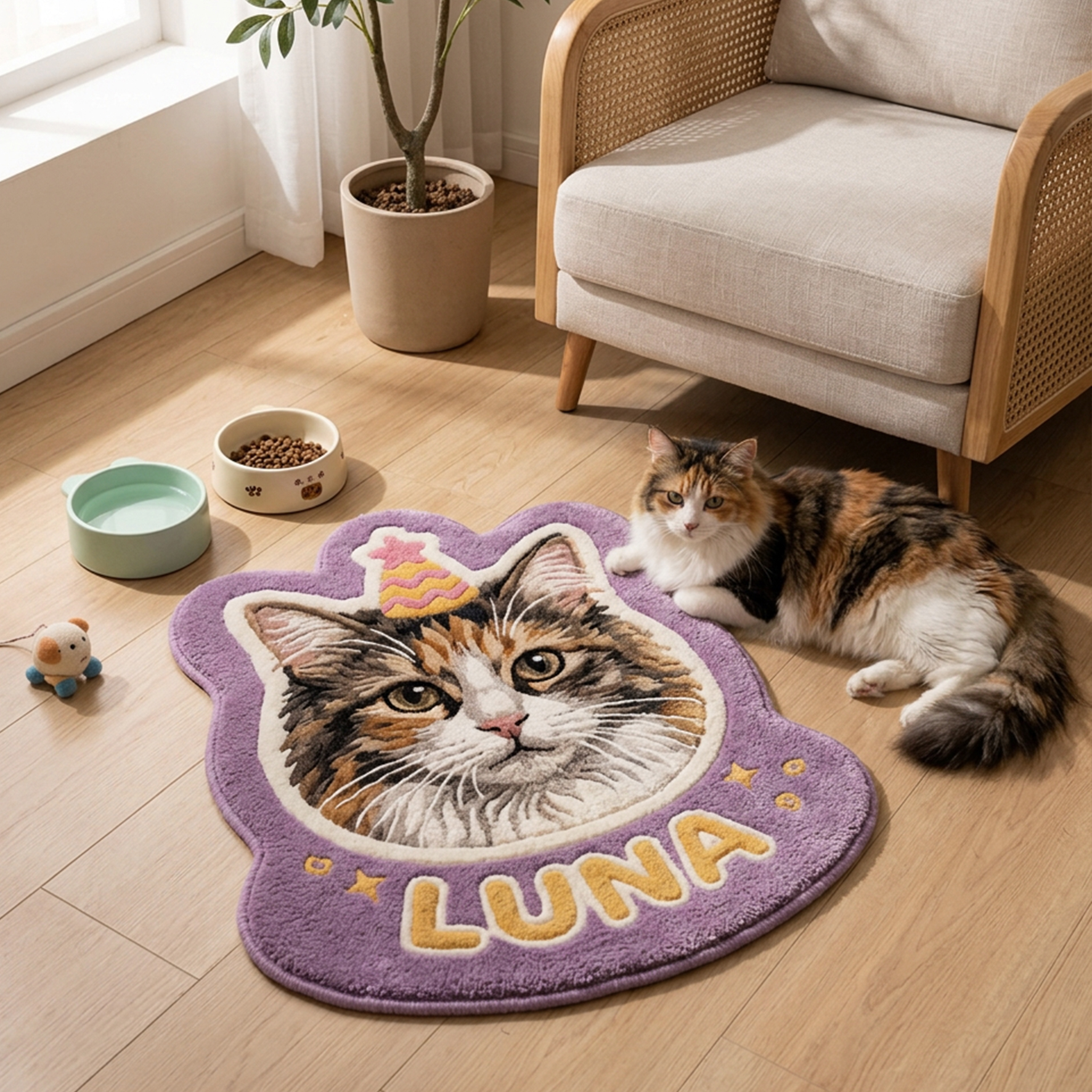 Personalized Plush Pet Rug