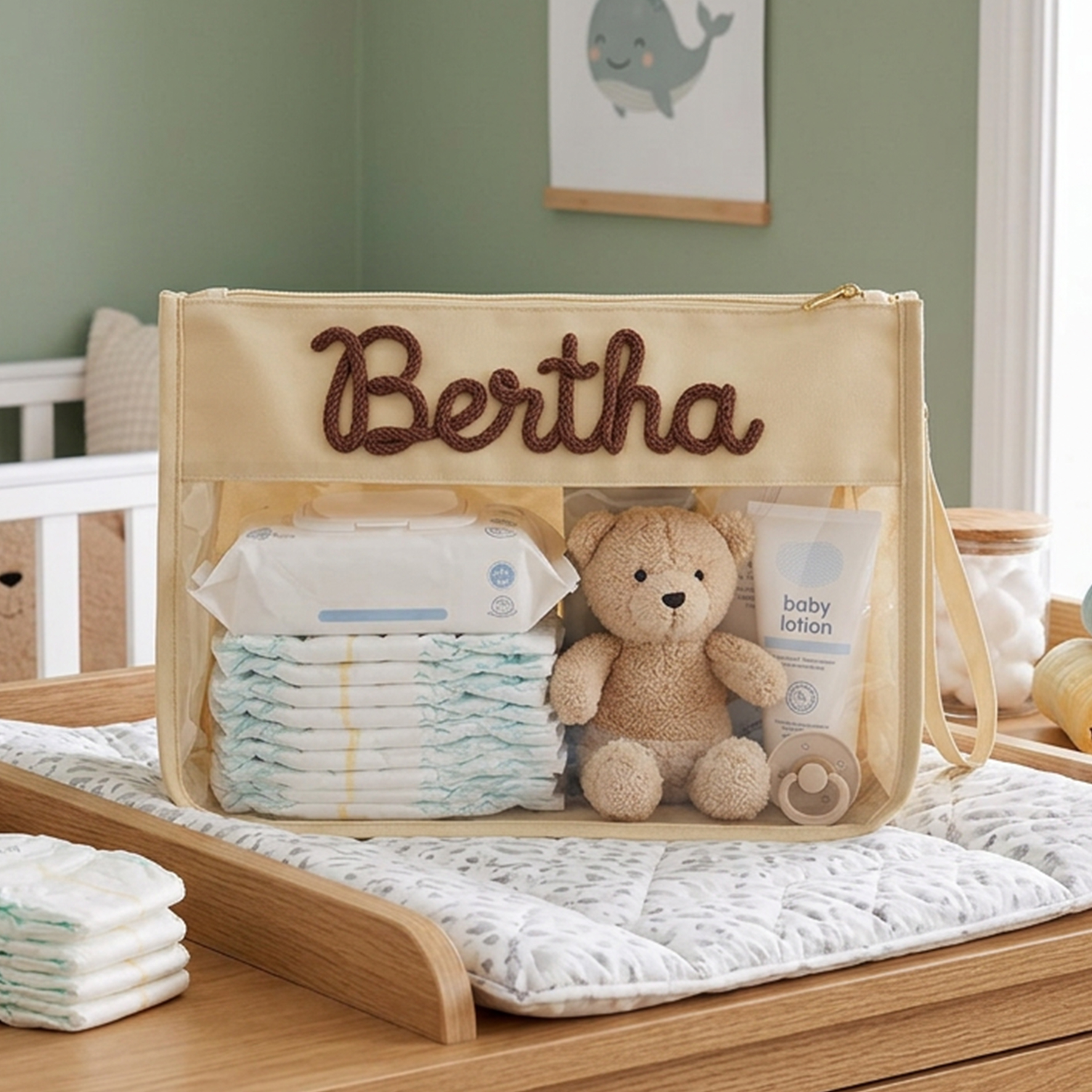 Custom Embroidered Name Waterproof Bag