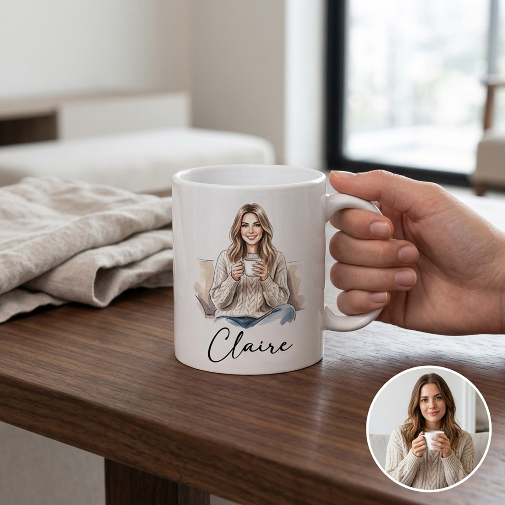 Custom Ceramic Mug for Family/Couple/Friends