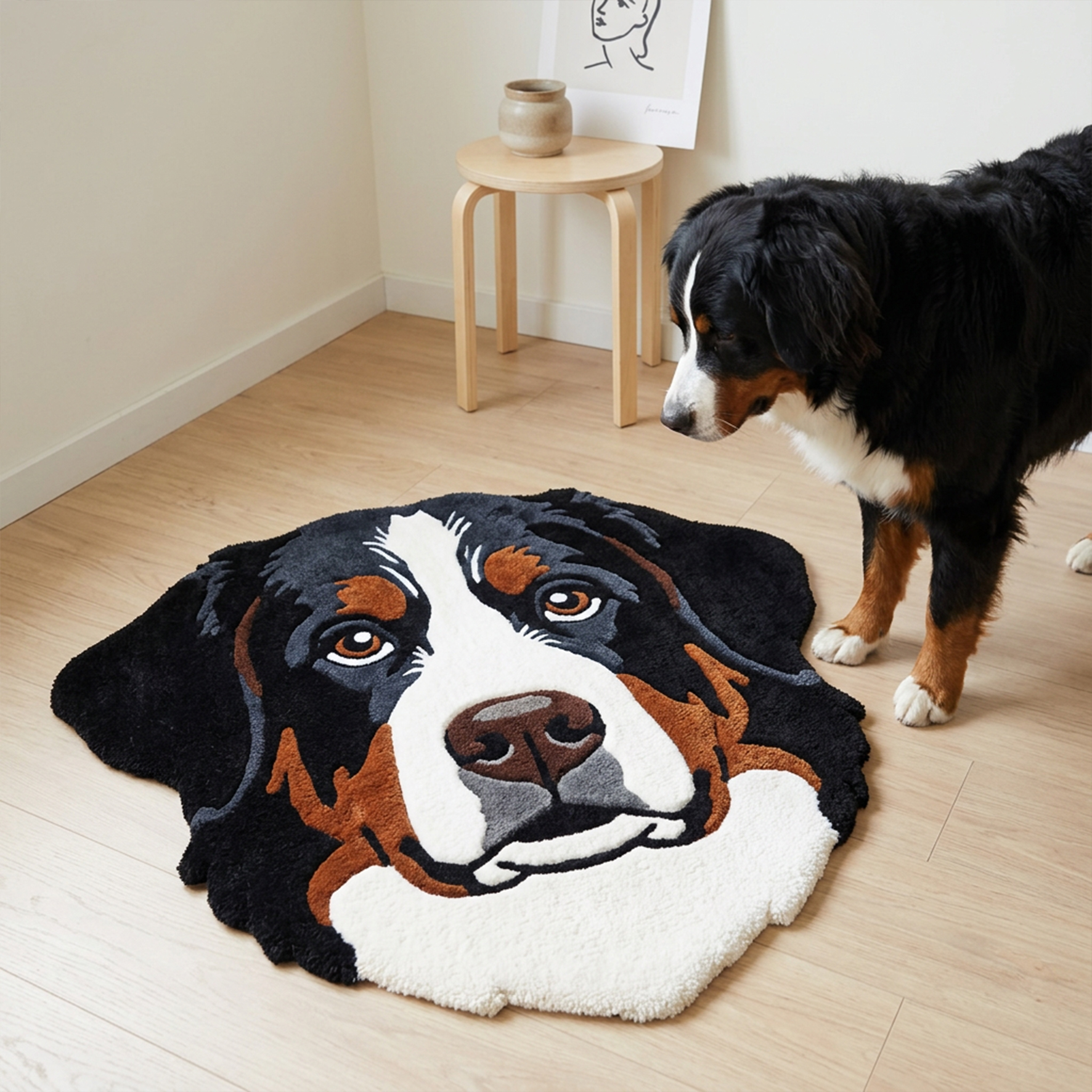 Personalized Faux Cashmere Pet Rug