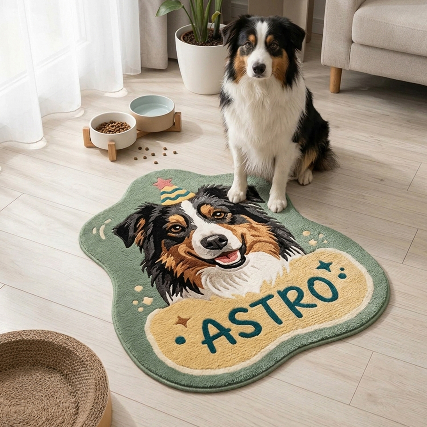 Personalized Plush Pet Rug