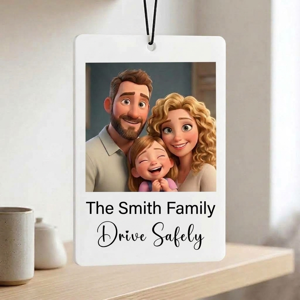 Personalized Car Photo Hanging Ornaments