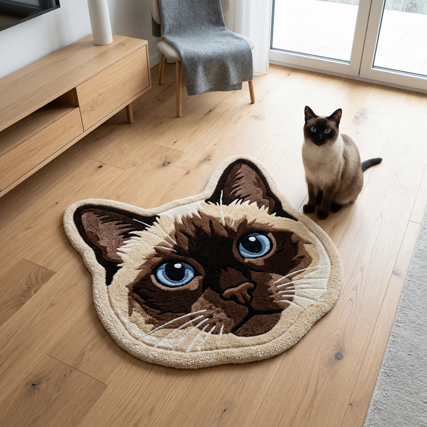 Personalized Faux Cashmere Pet Rug
