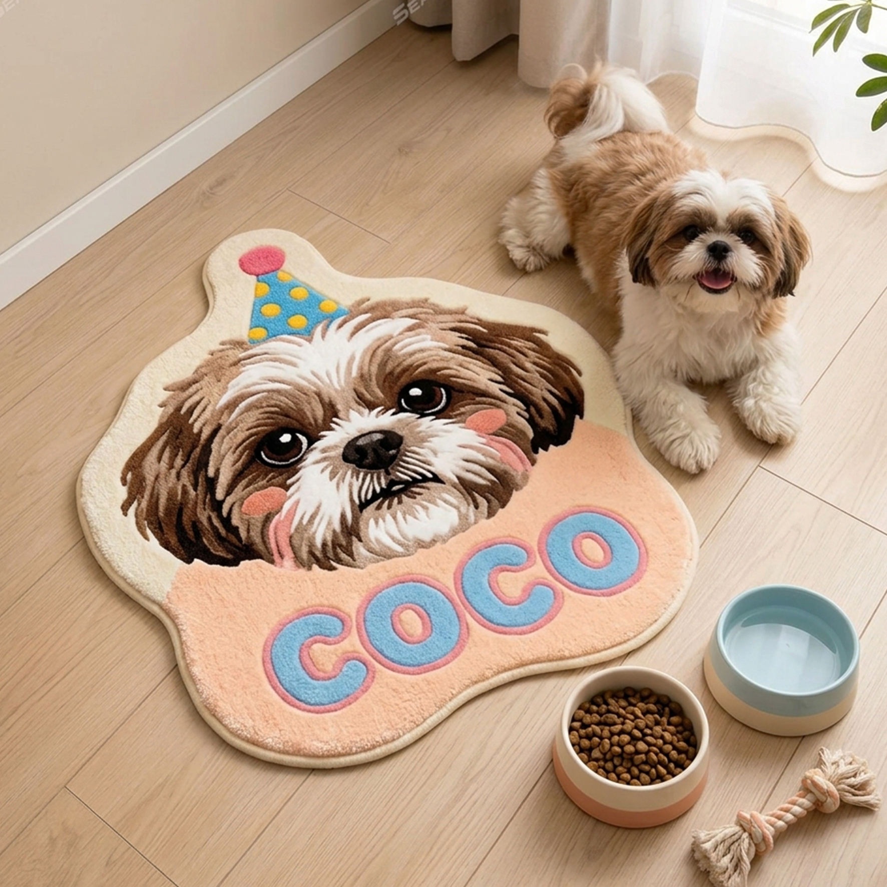 Personalized Plush Pet Rug