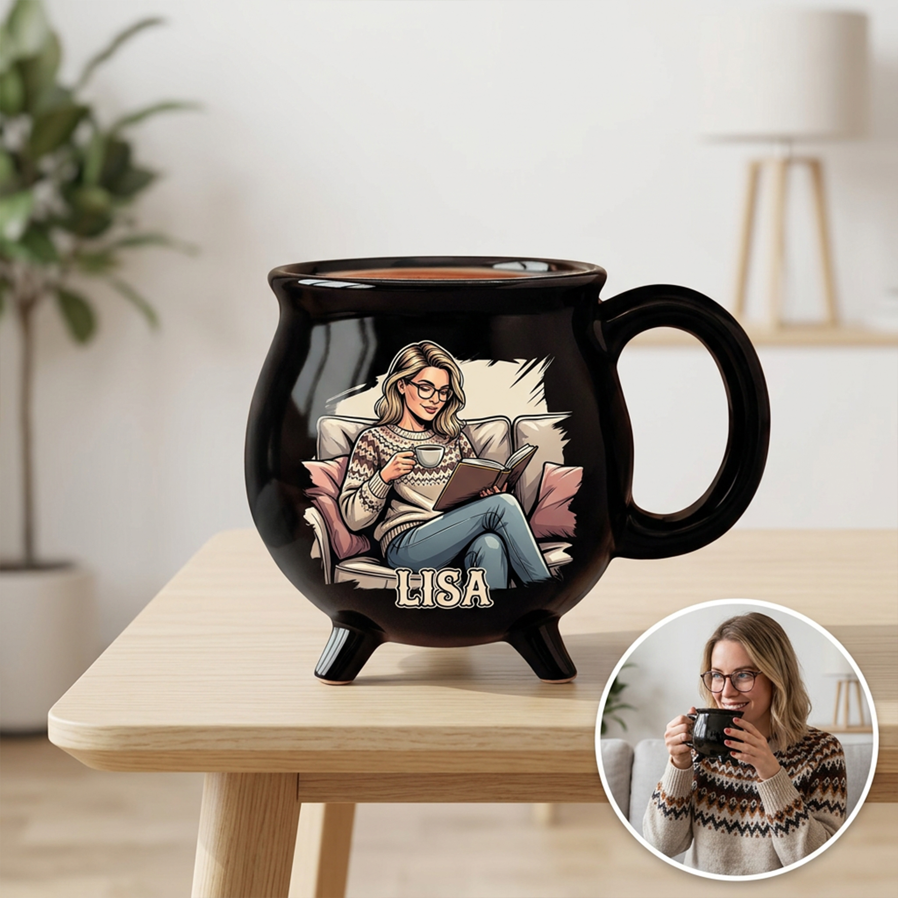 Custom Ceramic Coffee Mug with Photo