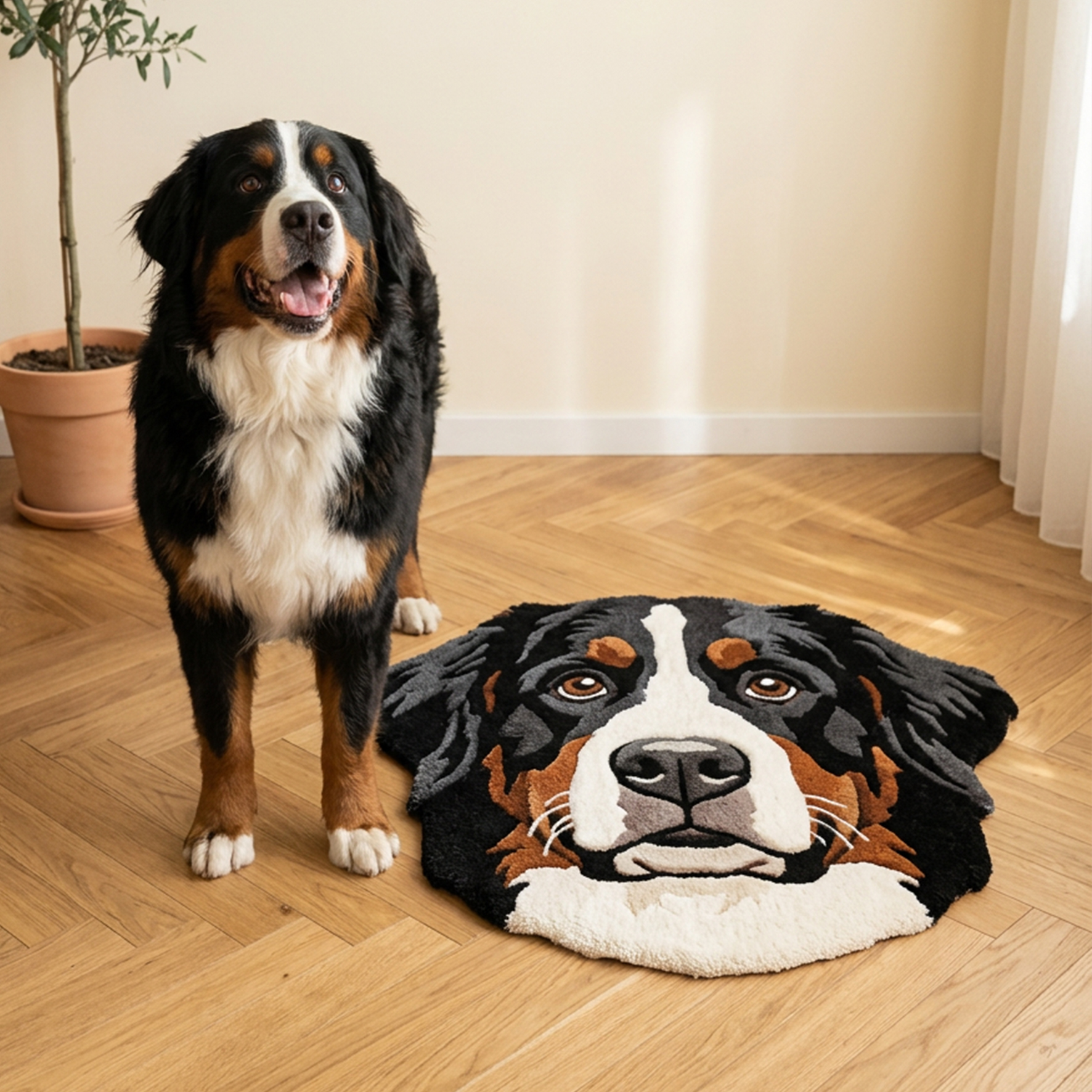 Personalized Faux Cashmere Pet Rug