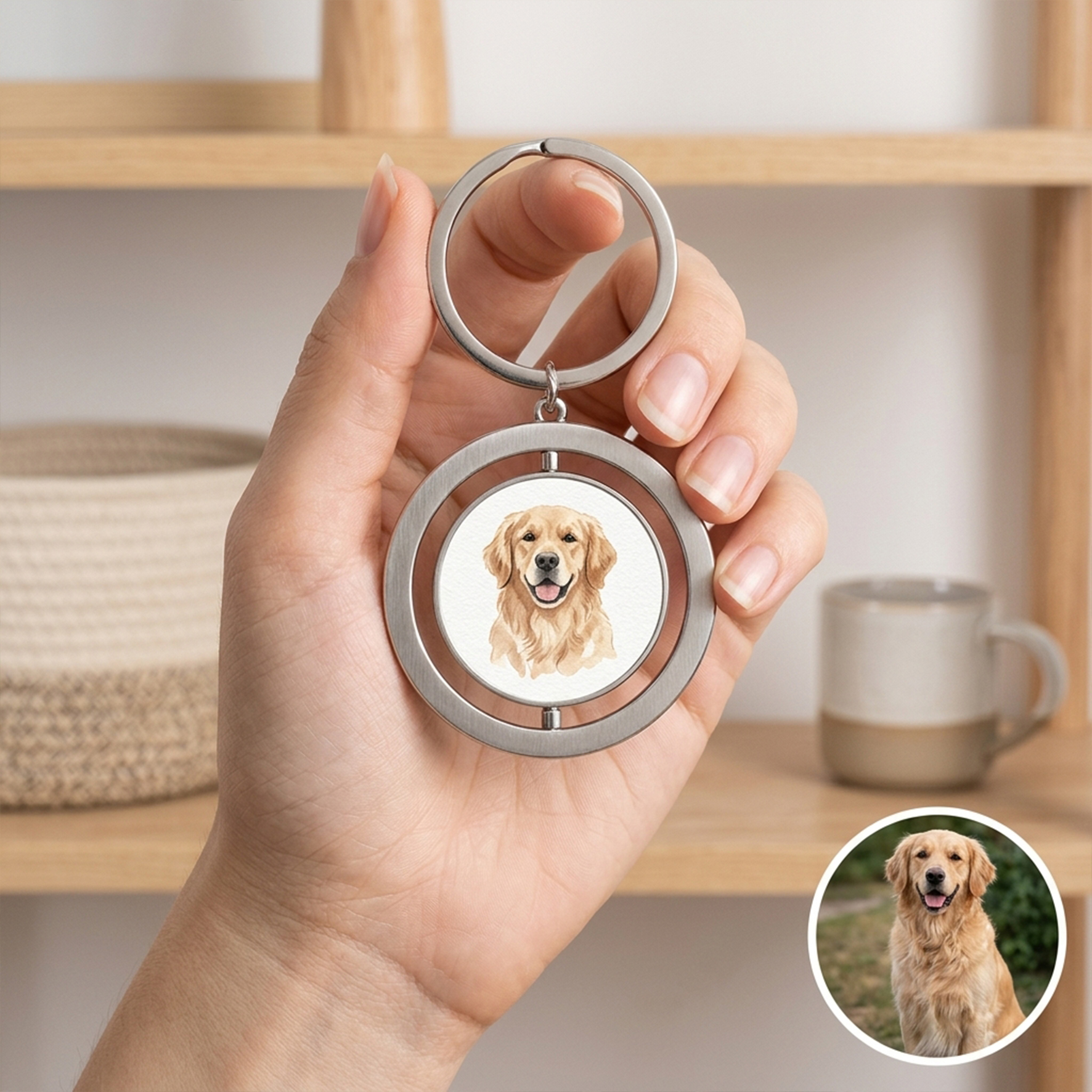 Personalized Photo Keychain