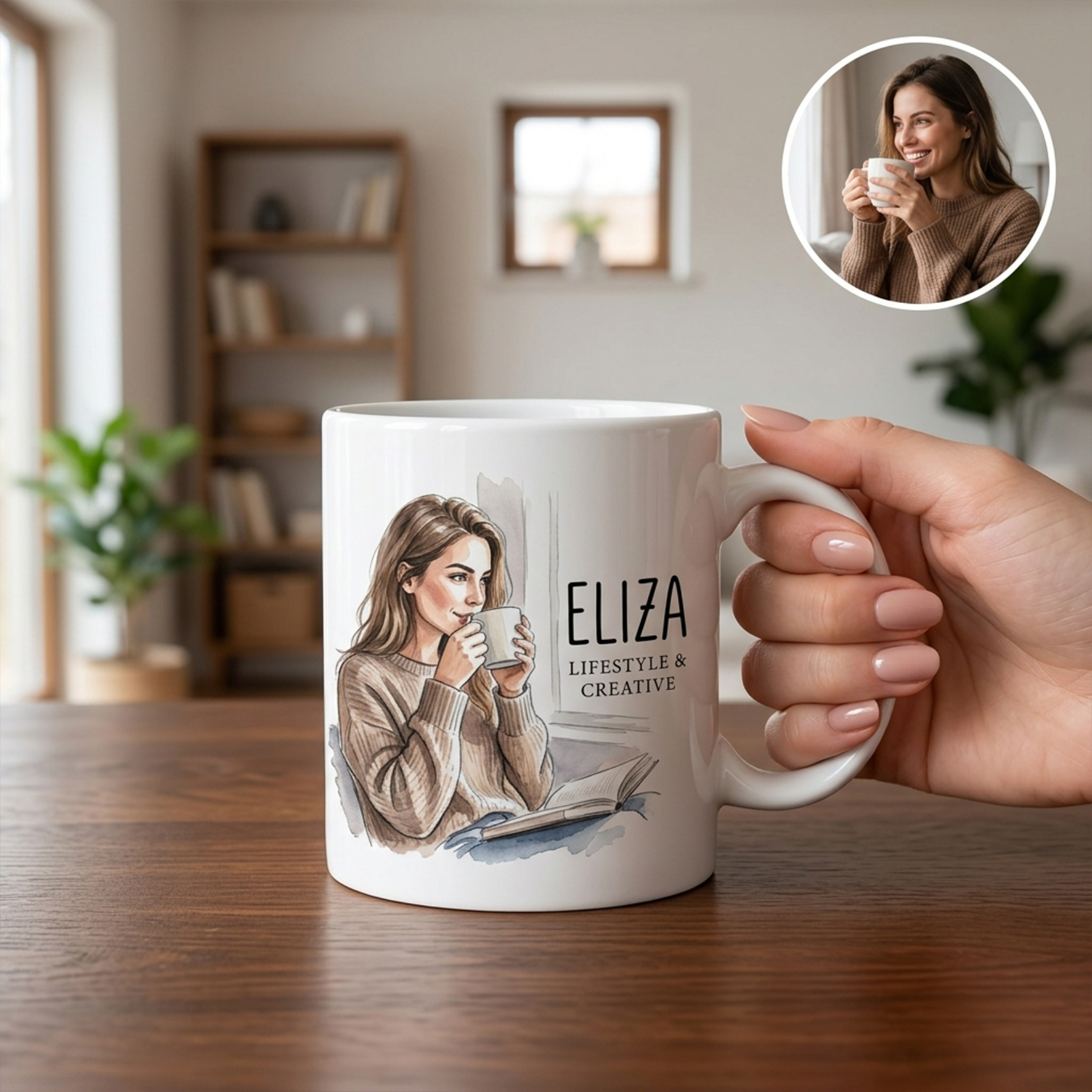 Custom Ceramic Mug for Family/Couple/Friends