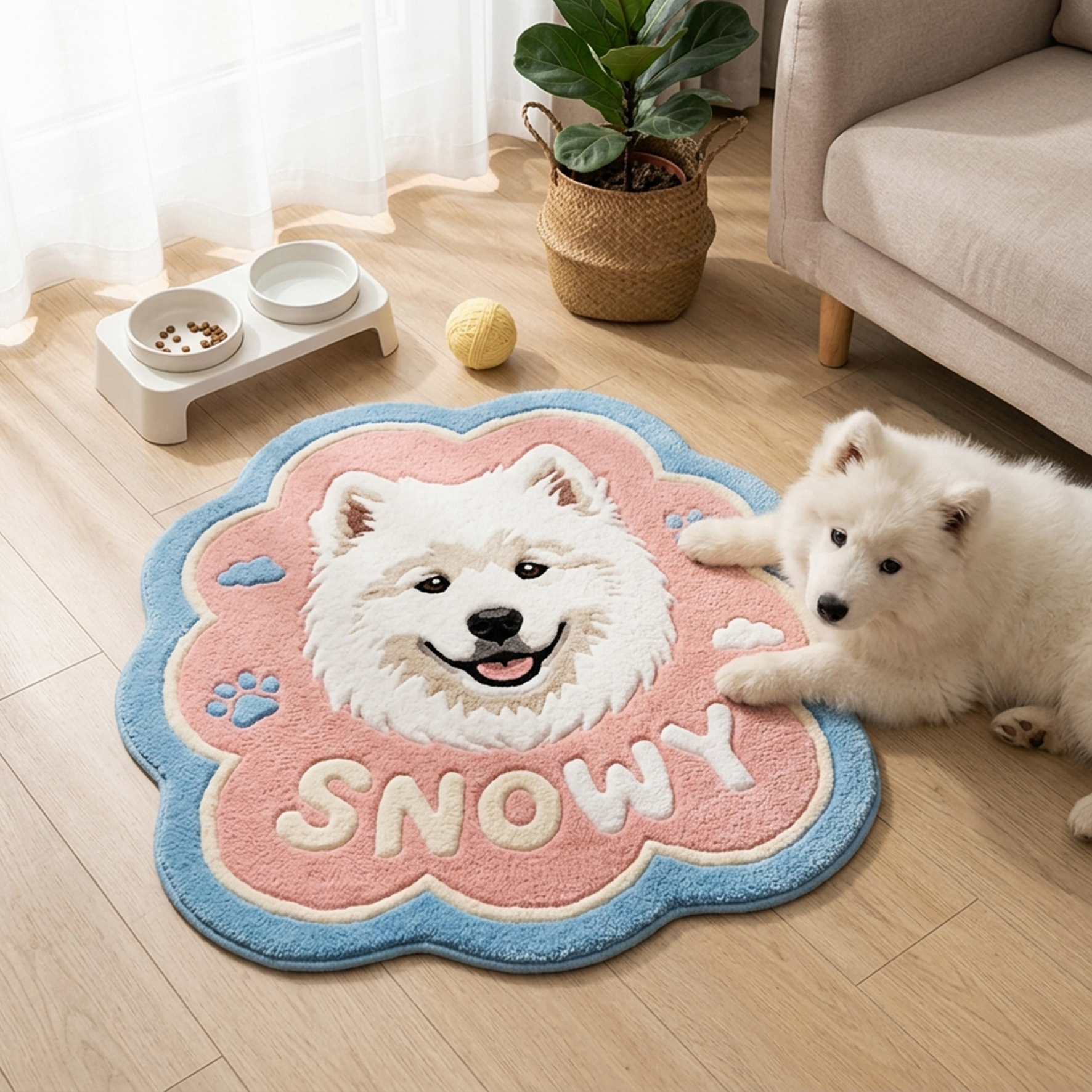 Personalized Plush Pet Rug