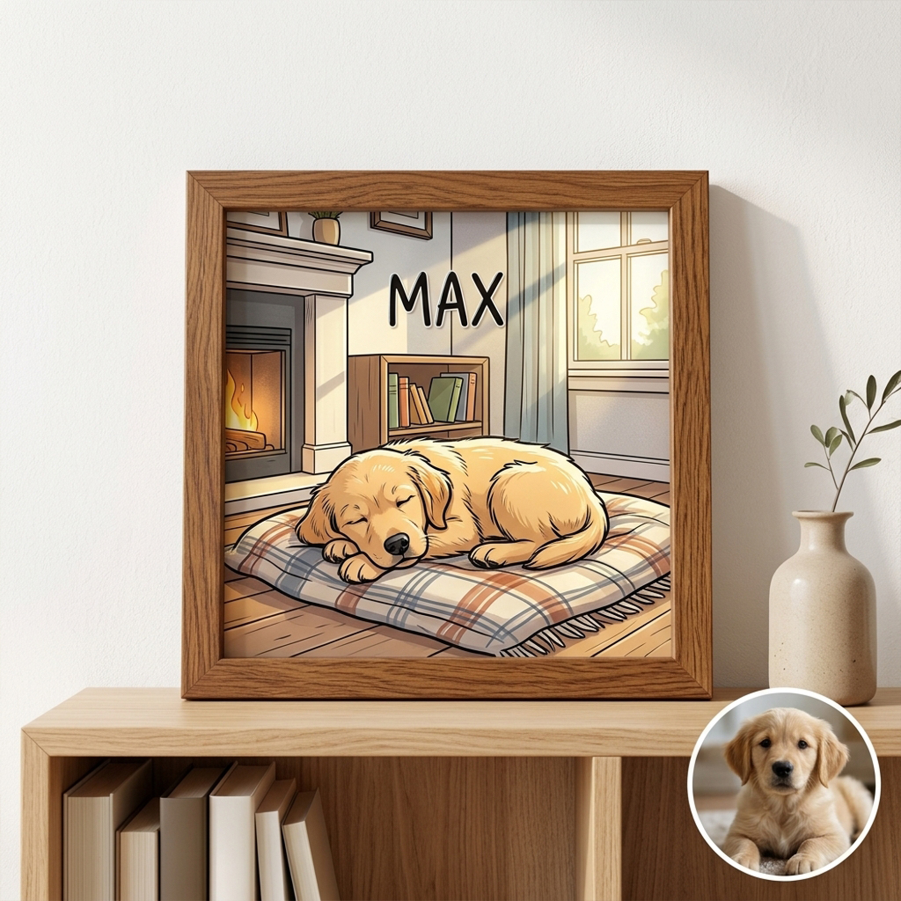 Personalized Embossed Photo Frame, Decorative Art Piece
