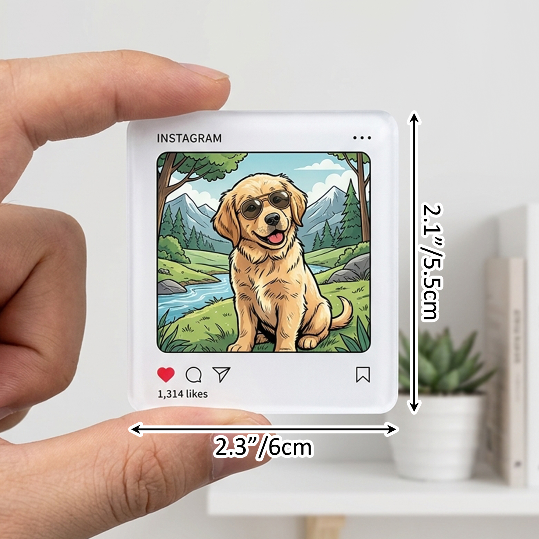 Personalized Cartoon Fridge Magnet